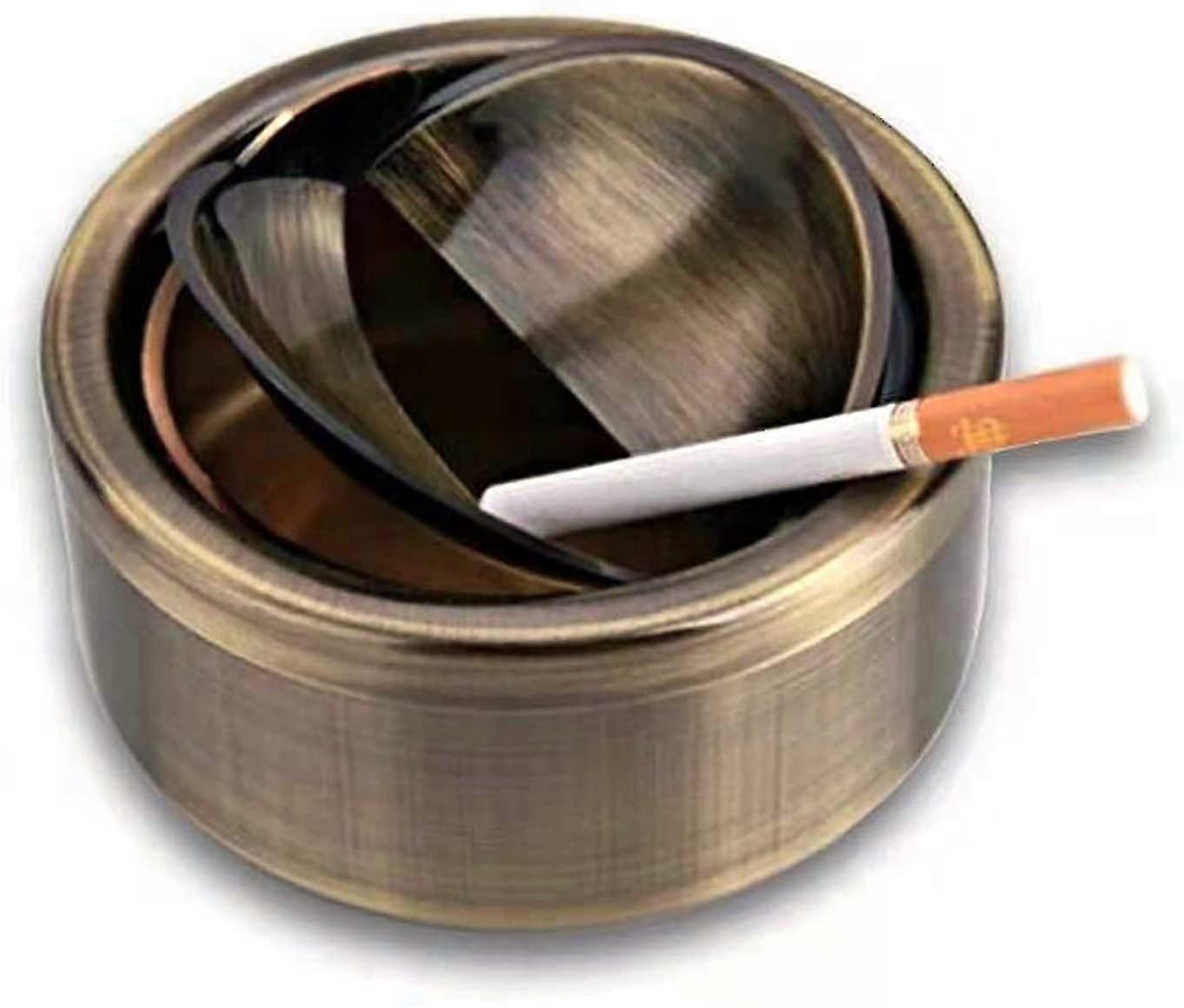 Ashtray Windproof Ashtray With Lid Flip Top Ashtray For Indoor Or Outdoor Use Ash Holder For Rs Desktop Smoking Ashtray Home Office Decoration Cla