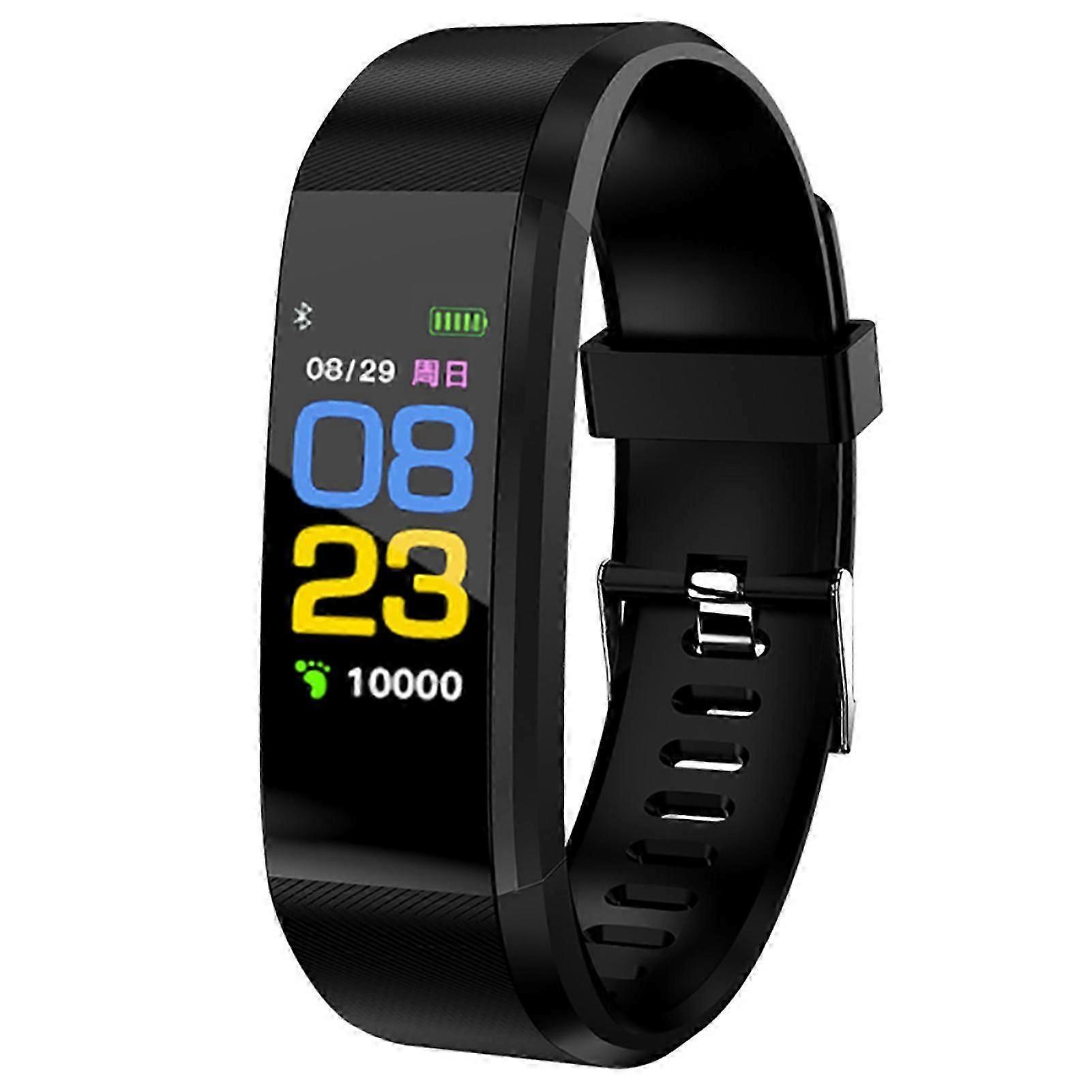 Heart Rate Fitness Tracker Usb Charging Men Smart Wristband Touch Control Fitness Smart Watch For Android Ios Smart Band