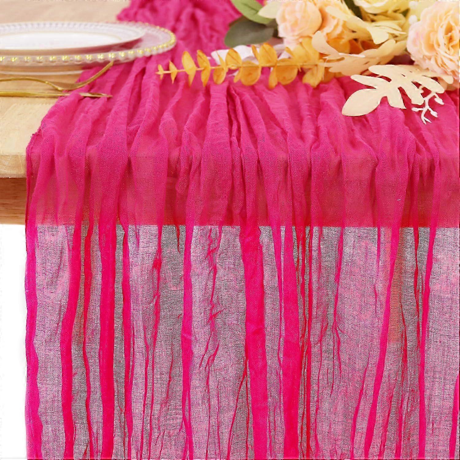 Cheese Table Runner Bohemian Ruffles - Perfect for wedding occasions, brings warmth and romance 2025