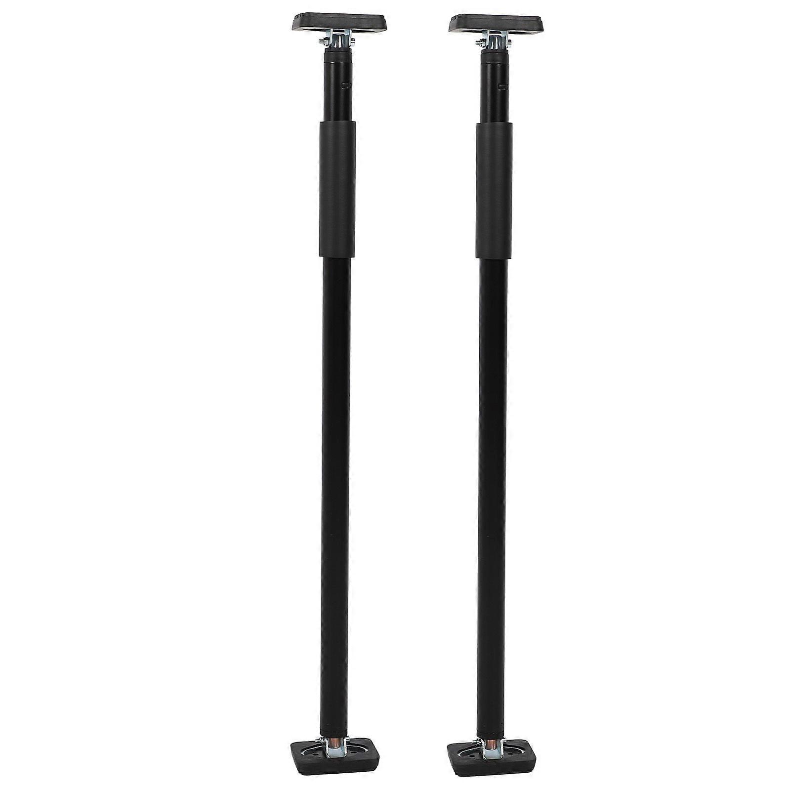 2PCS Support Pole Alloy Telescopic Cabinet Jack Support Pole with Thickened Non Slip Rubber Pad