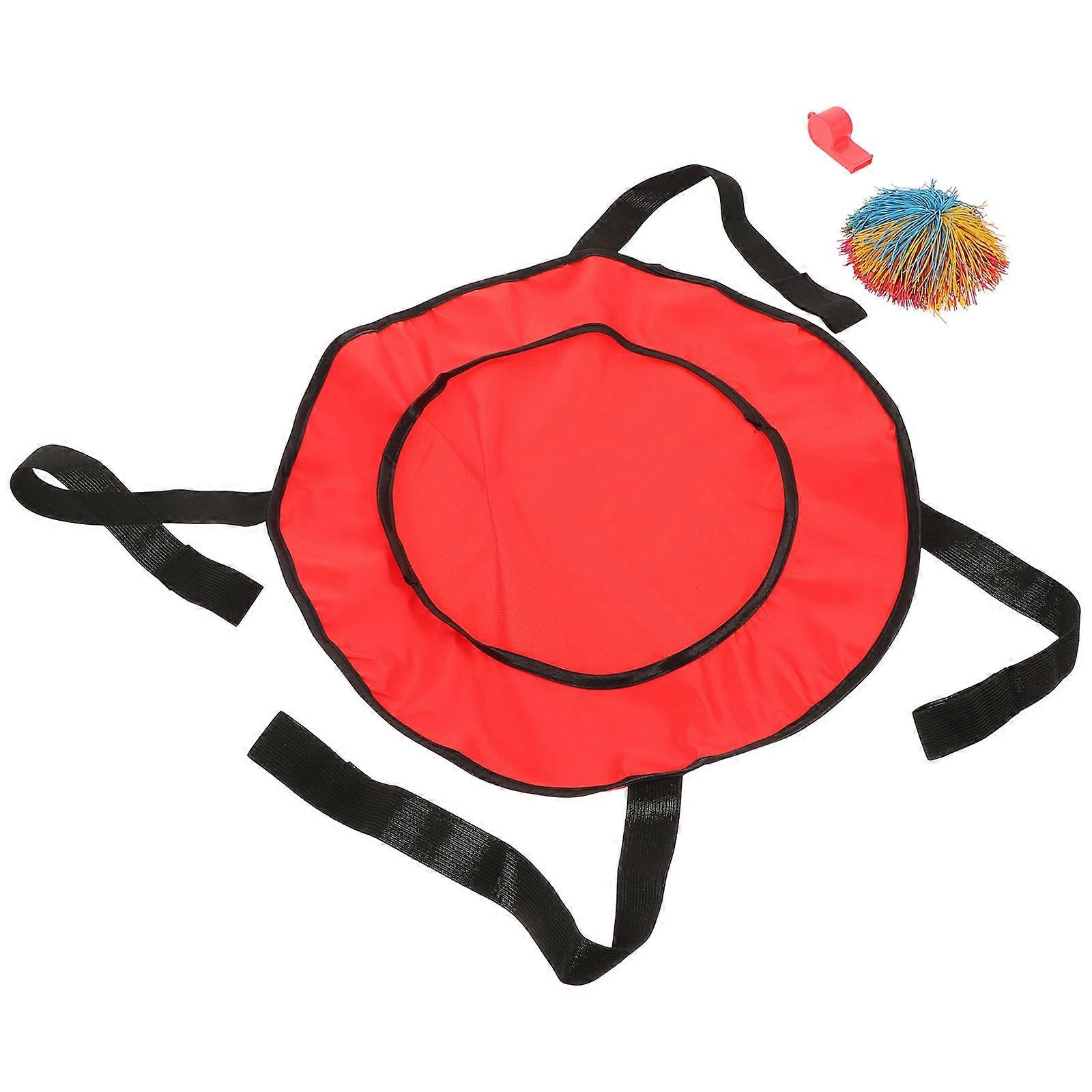 Kids Toys Toss and Catch Game Ball Throwing Toy 2Sets Cloth Red Color