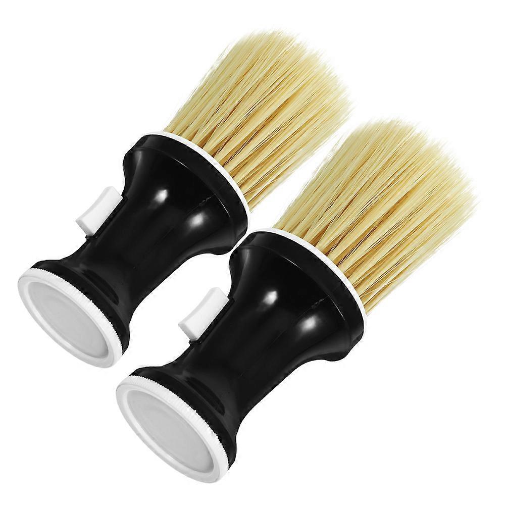 Neck Duster Brush Barber Neck Brush for Powder Application with 8Pcs