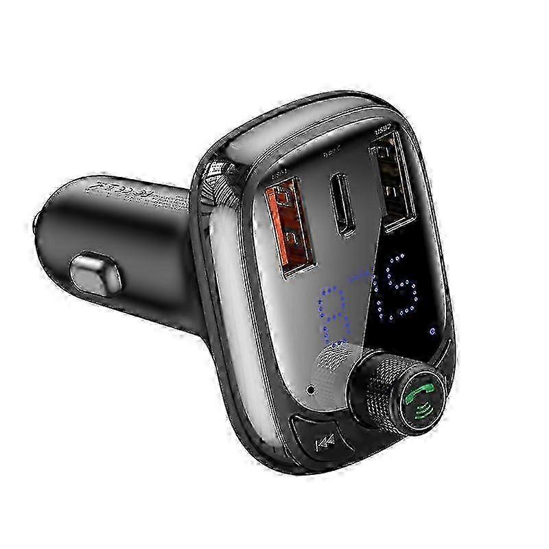 Bluetooth MP3 Player S-13 T Shape FM Transmitter Car Audio Receiver 12V-24V Universal