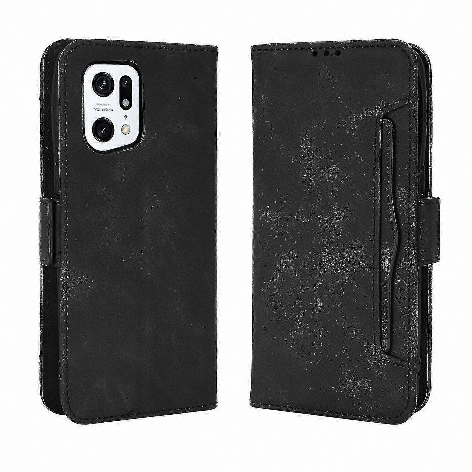 Adjustable Card Holder Case for  Find X5 PRO, Detachable Protective Cover with Stand Function
