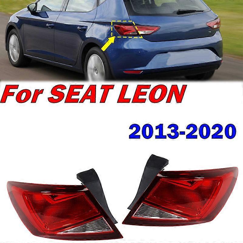 Applicable Car Exterior Accessories Halogen Tail Light Signal Lamp Housing For SEAT LEON 2013-2020 Hatchback Auto Taillight Without Bulbs