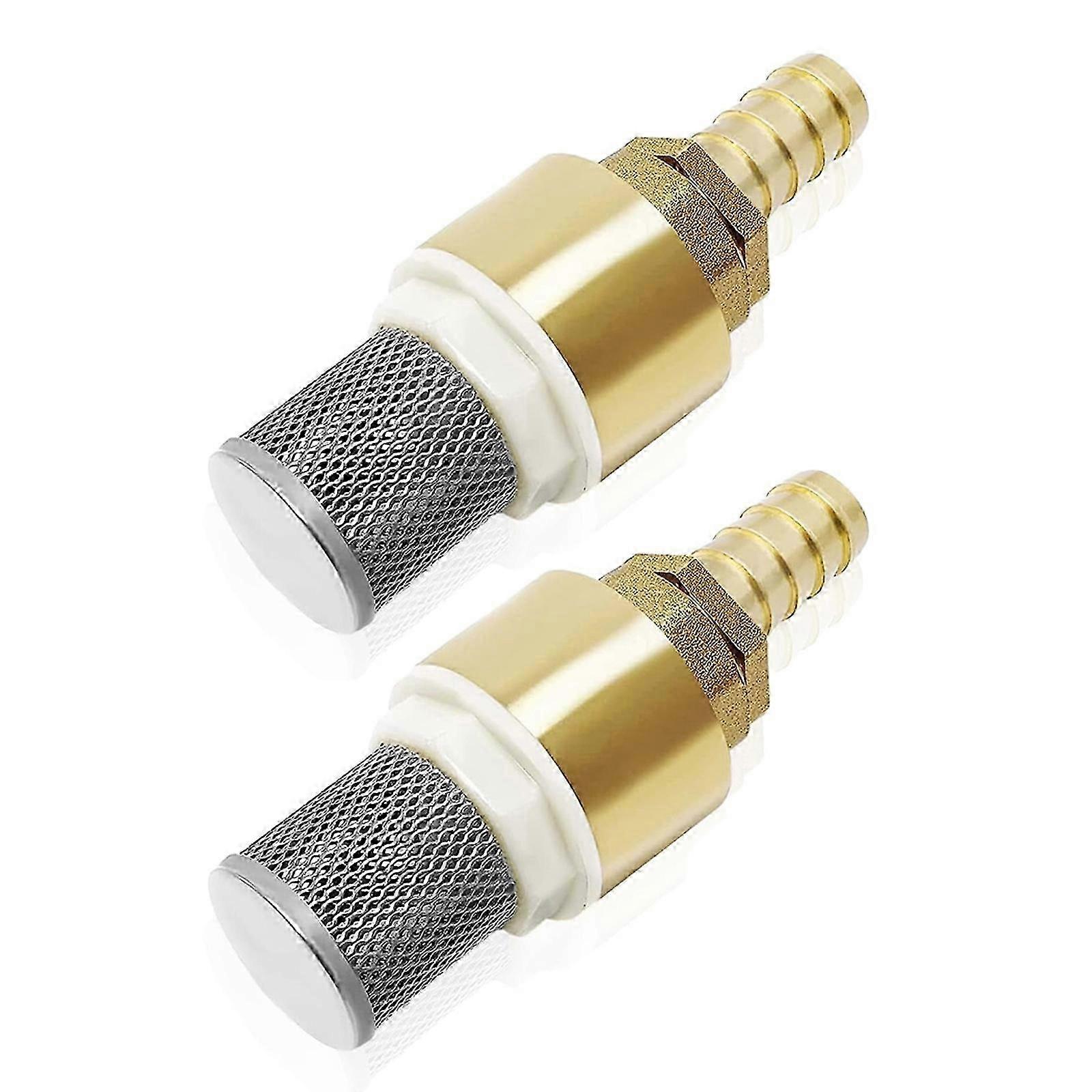 Check Valves 1/2inch Brass Foot Valves For Suction Hose Hose Barb Brass Check Valves With Hose Connection Durable