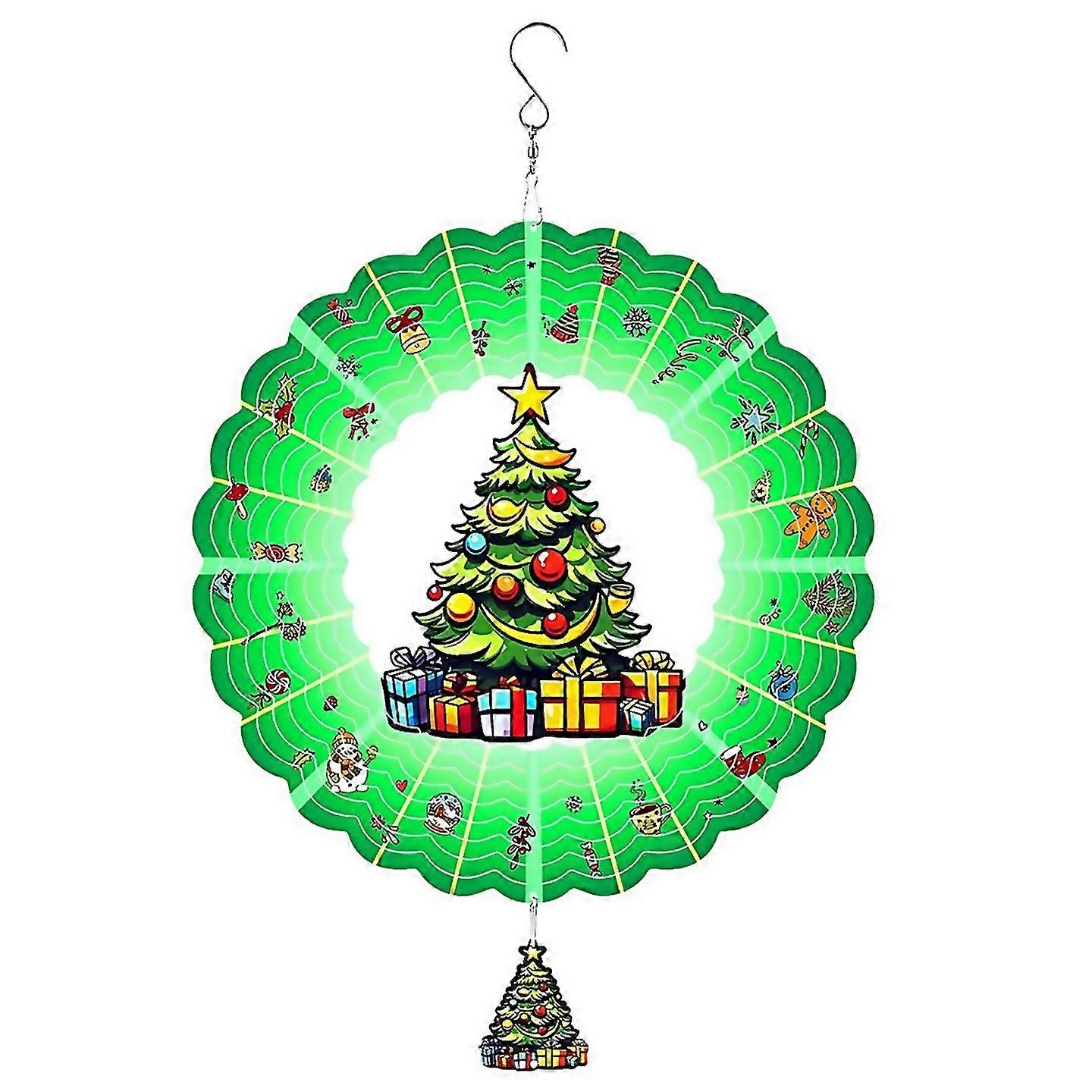 For Wind Spinners 3dchristmas Hanging Wind Spinner For Christmas Decor