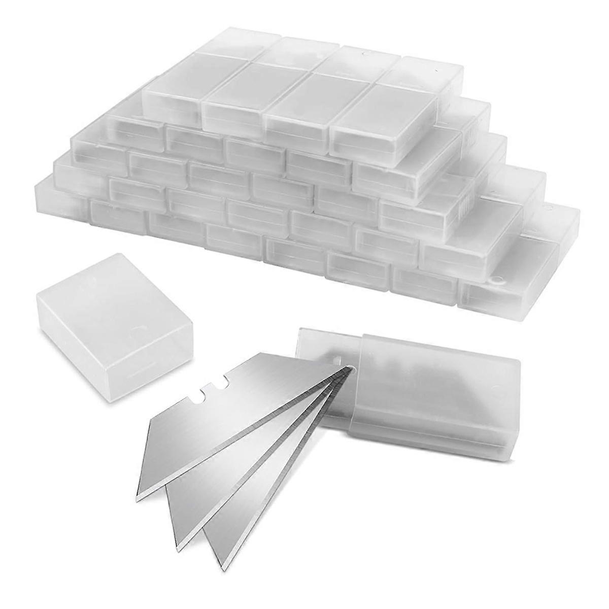 Utility Knife Blade, SK5 Box Cutter Blades Refills with Storage Box