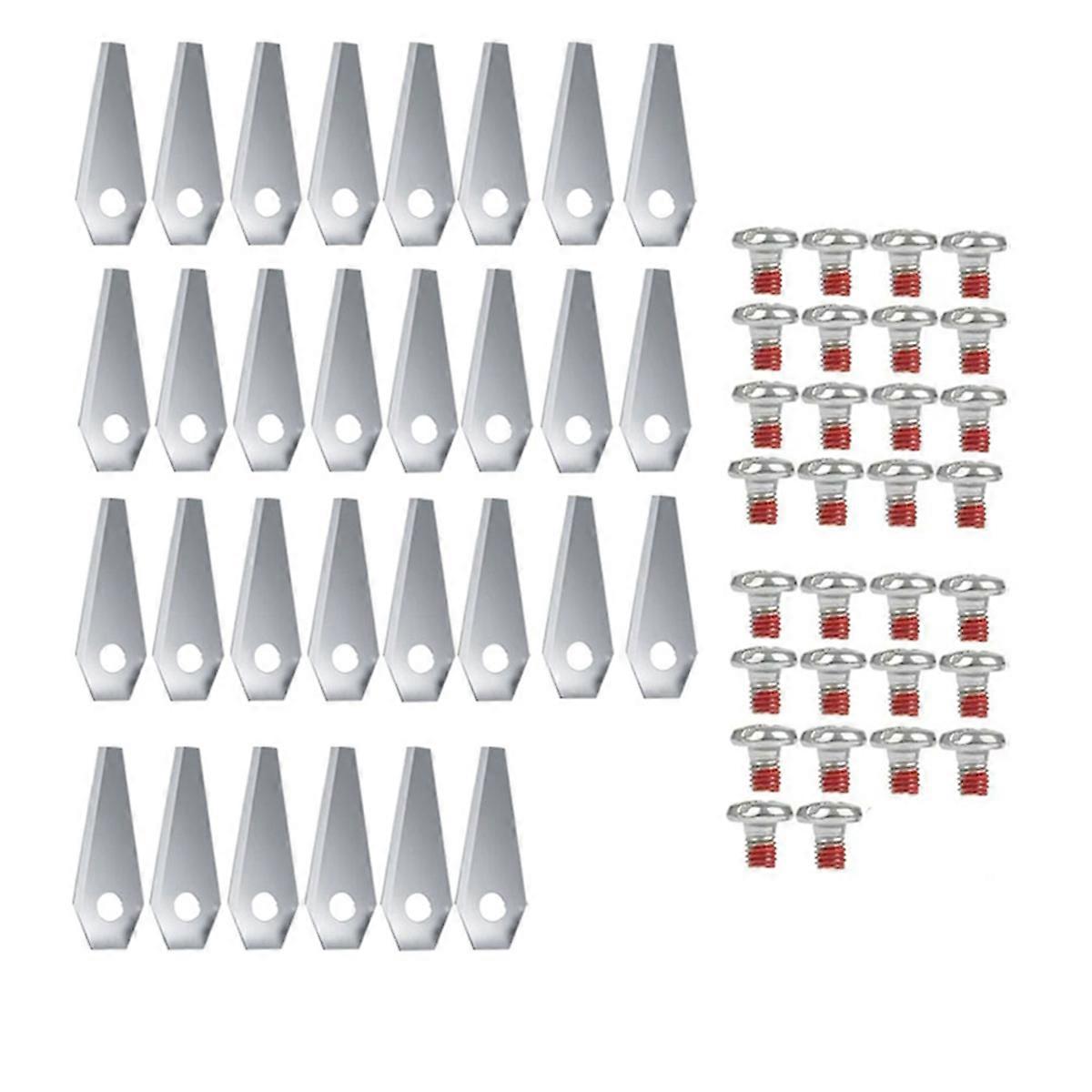 30Pcs Titanium-Plated Blades for Indego 800, 1000, 1200,A