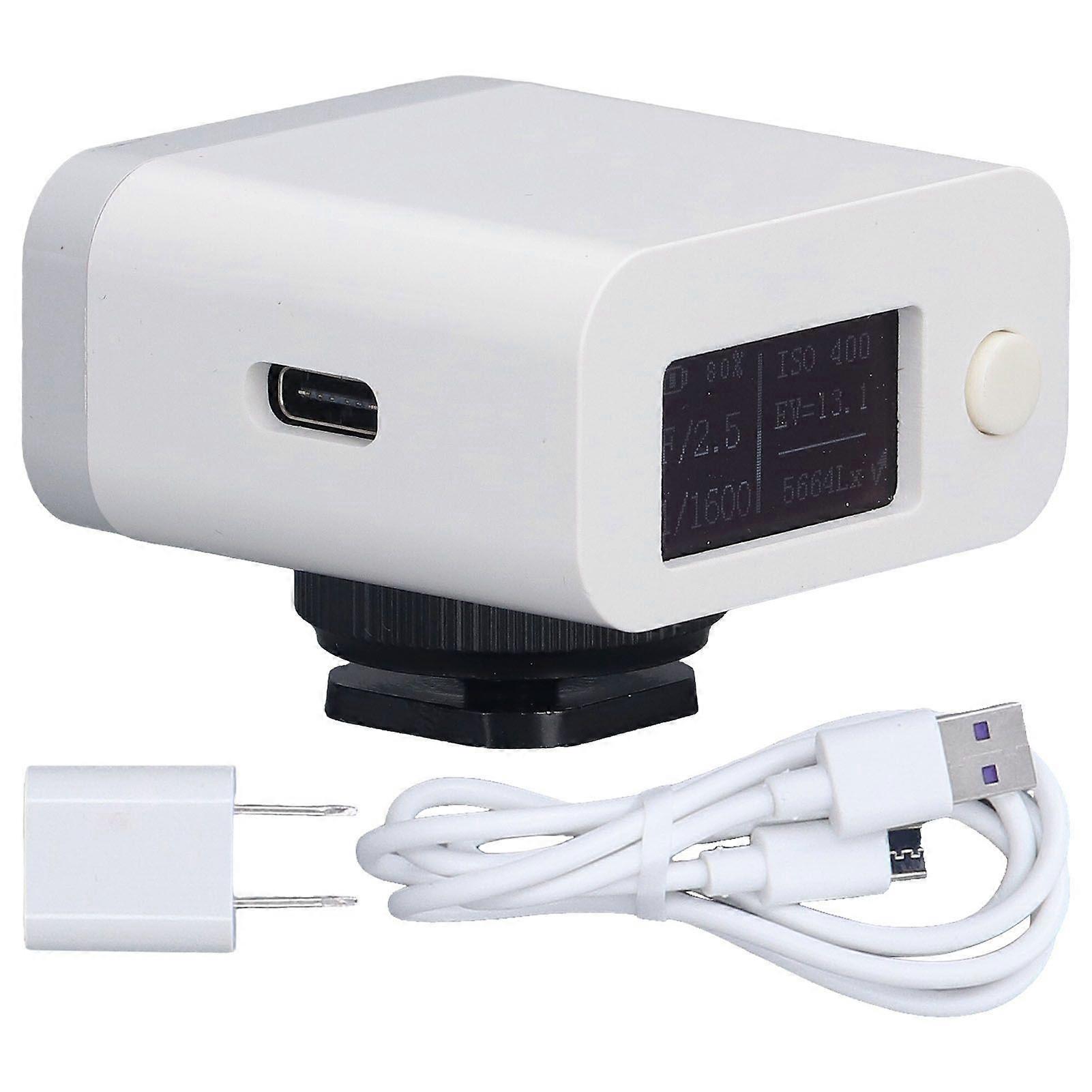 Camera Light Meter Photography Upper Reflection Photometer with USB Cable