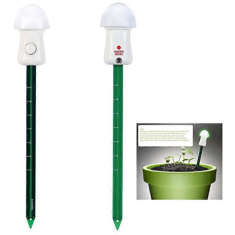 Hygrometer, Pflanzenfeuchtesensor, Bodenfeuchtemessgerät, mit Batterie
