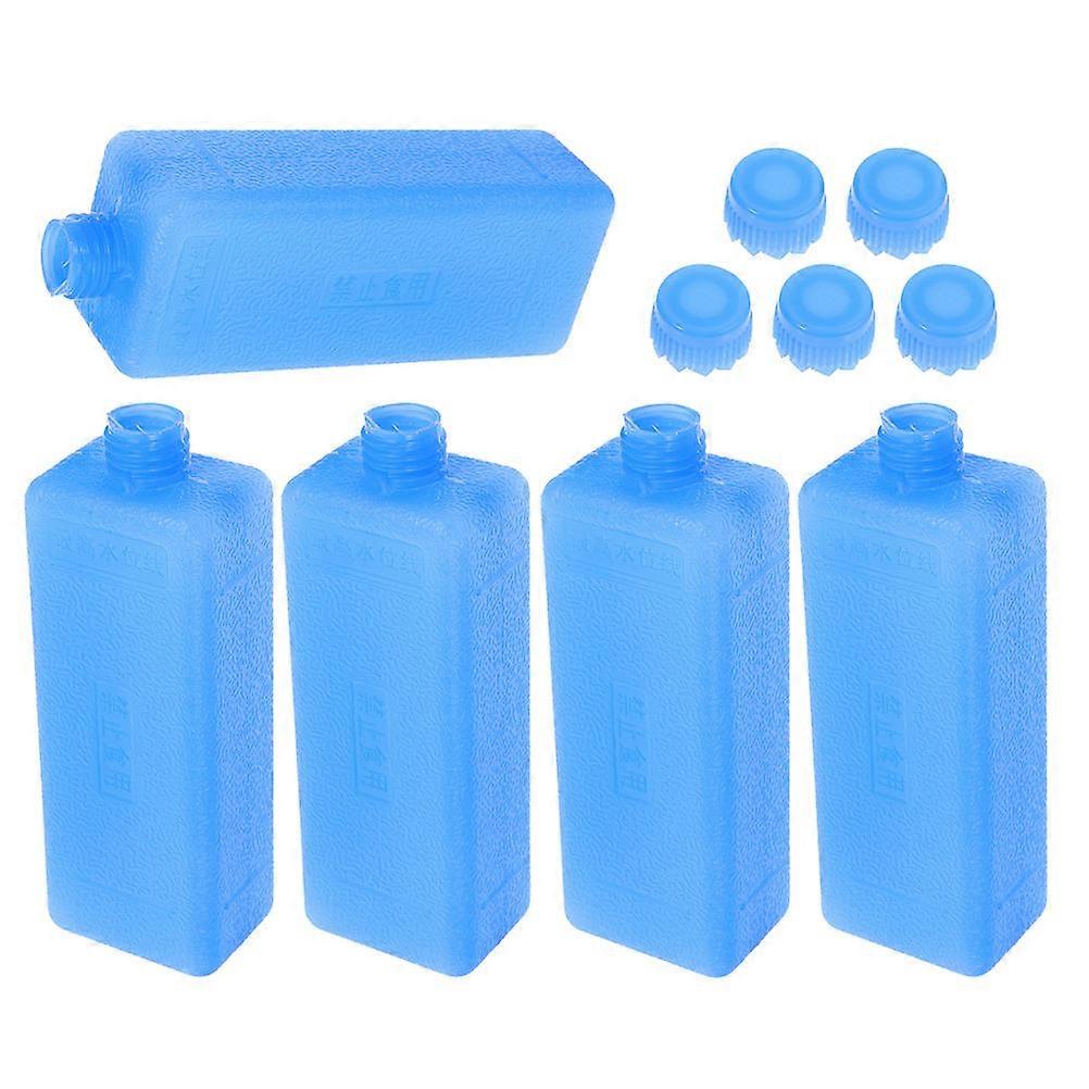 Ice Pack Air Conditioner Cooling Fan for Cooler Use 5Pcs Reusable Blue Pe
