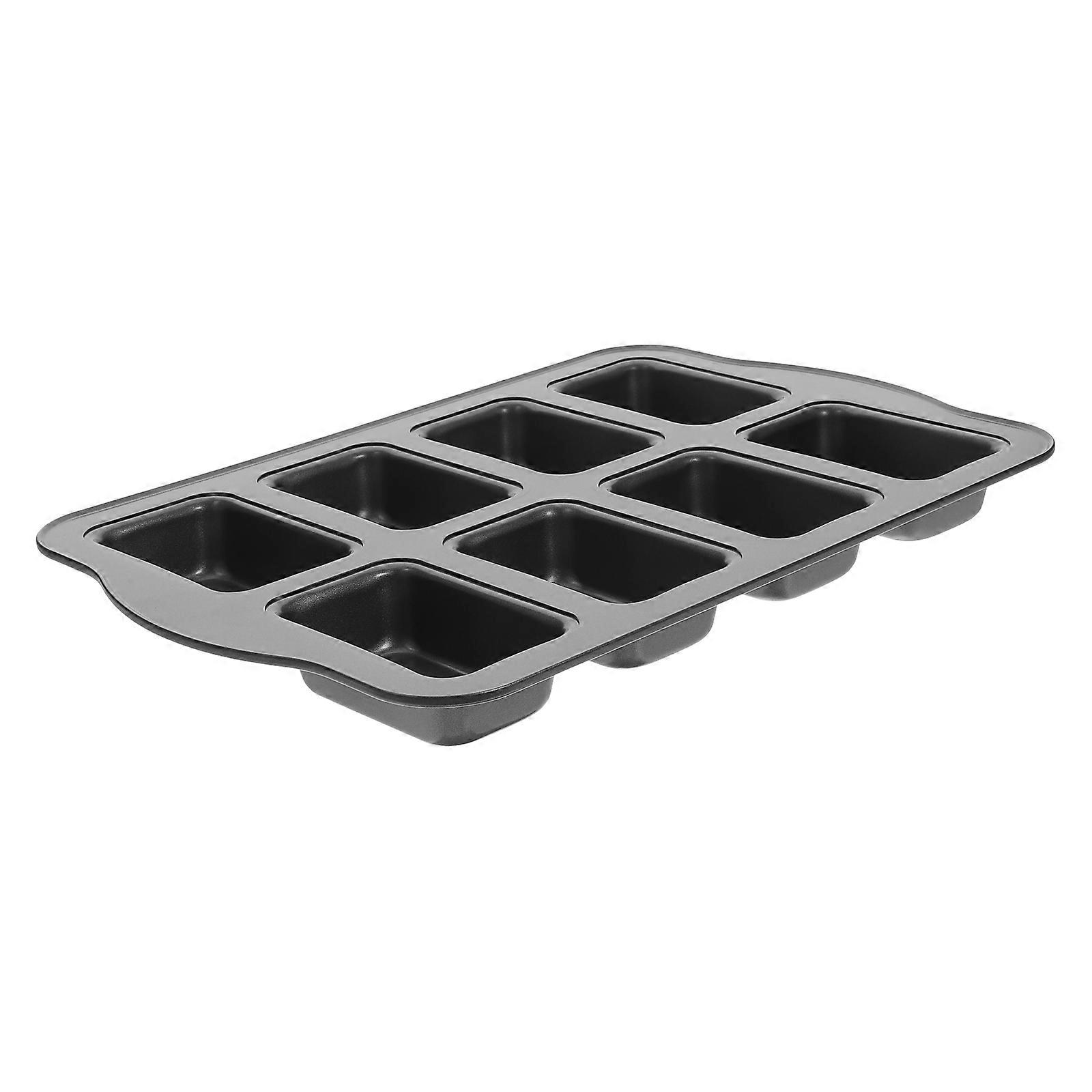 Mini Loaf Tin 4Pcs Non-stick Baking Pan for Oven With Rectangular Shape in Grey Color for Breakfast And Afternoon Tea