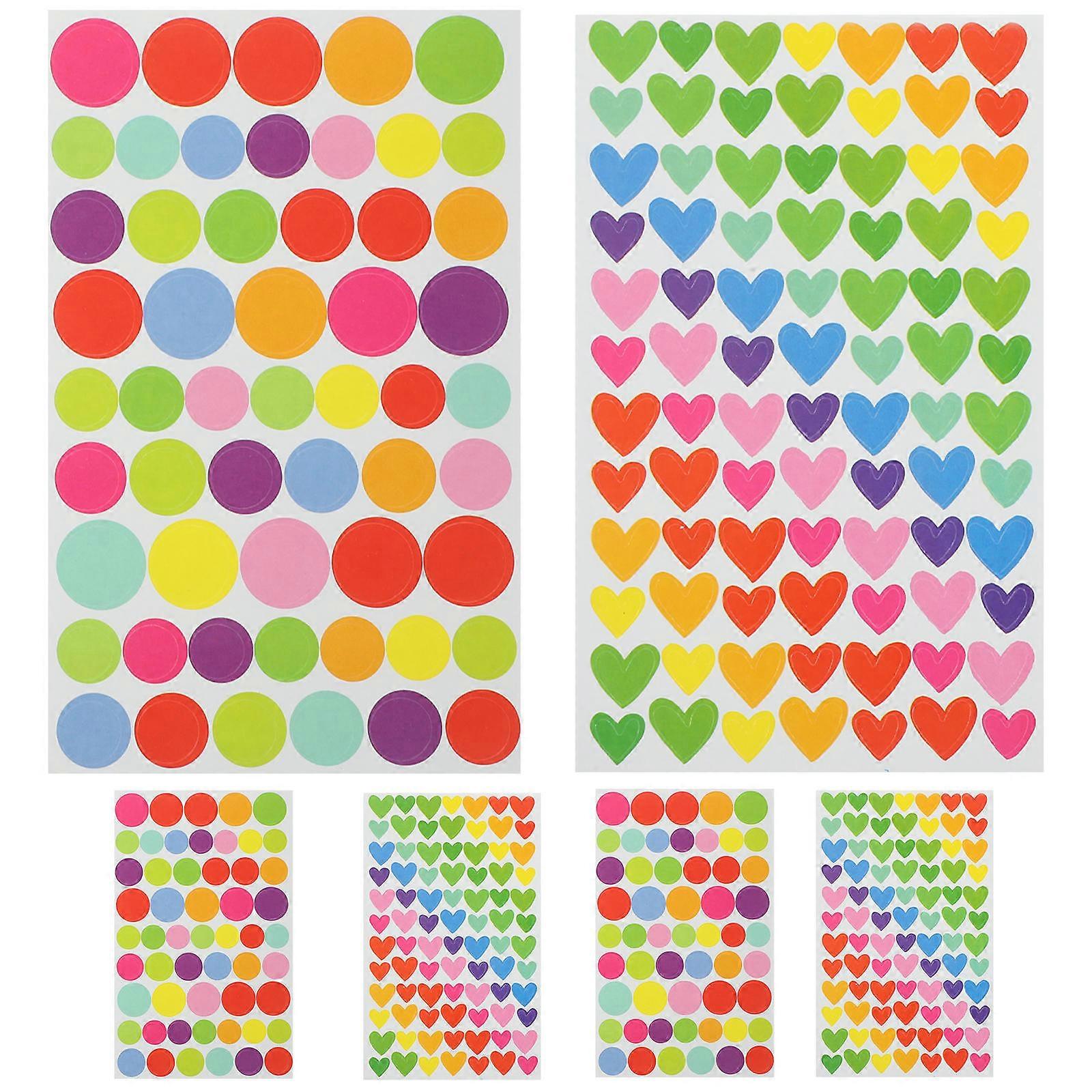 Bottle Stickers for Decoration 24 Sheets Paper Colorful Scrapbook Stickers