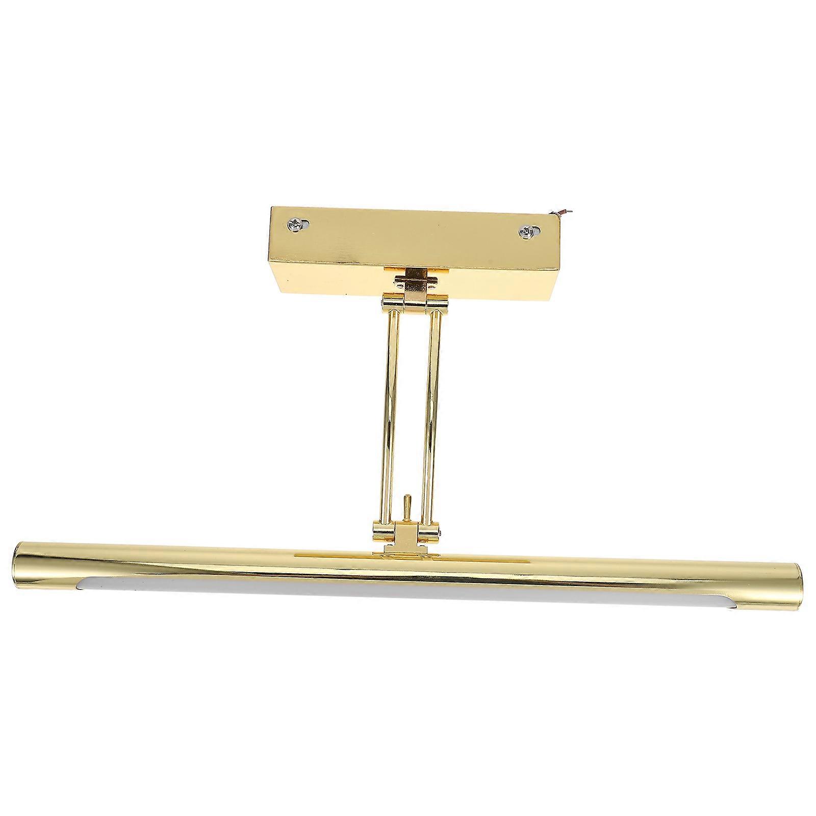 Golden Mirror Headlight LED Wall Lamp for Makeup 6Pcs Set