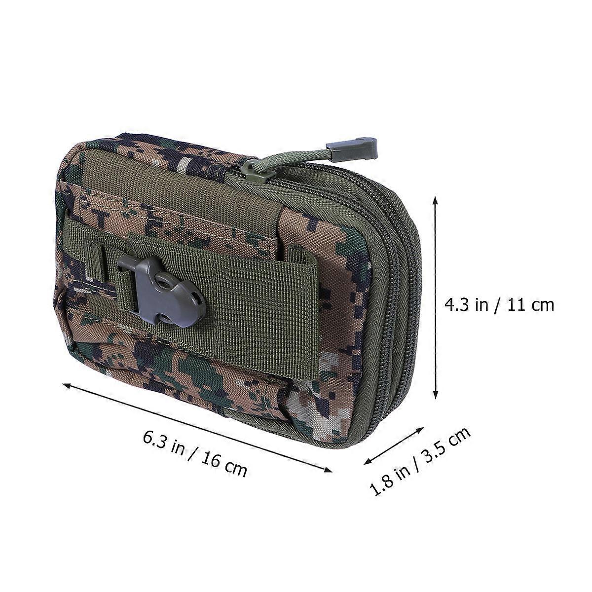 Waterproof Outdoor Waist Pack for Hiking with Camouflage Pattern
