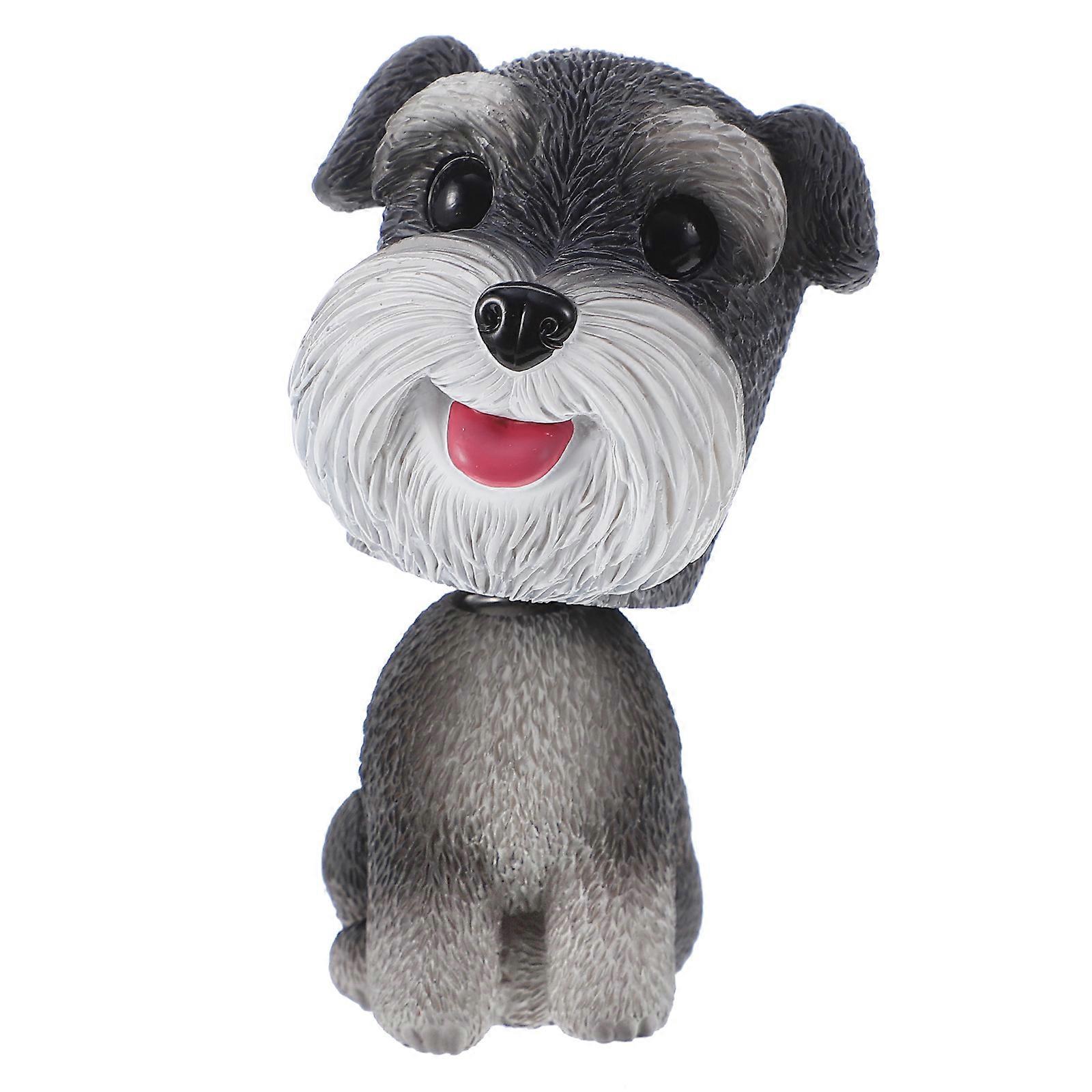 Shaking Head Dog Decor 3Pcs for Desktop Puppy Decoration