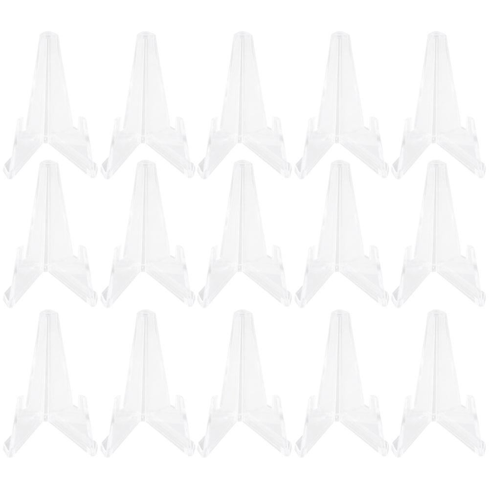 Coin Stand Plastic Coin Display Easel for 50Pcs Storage Racks