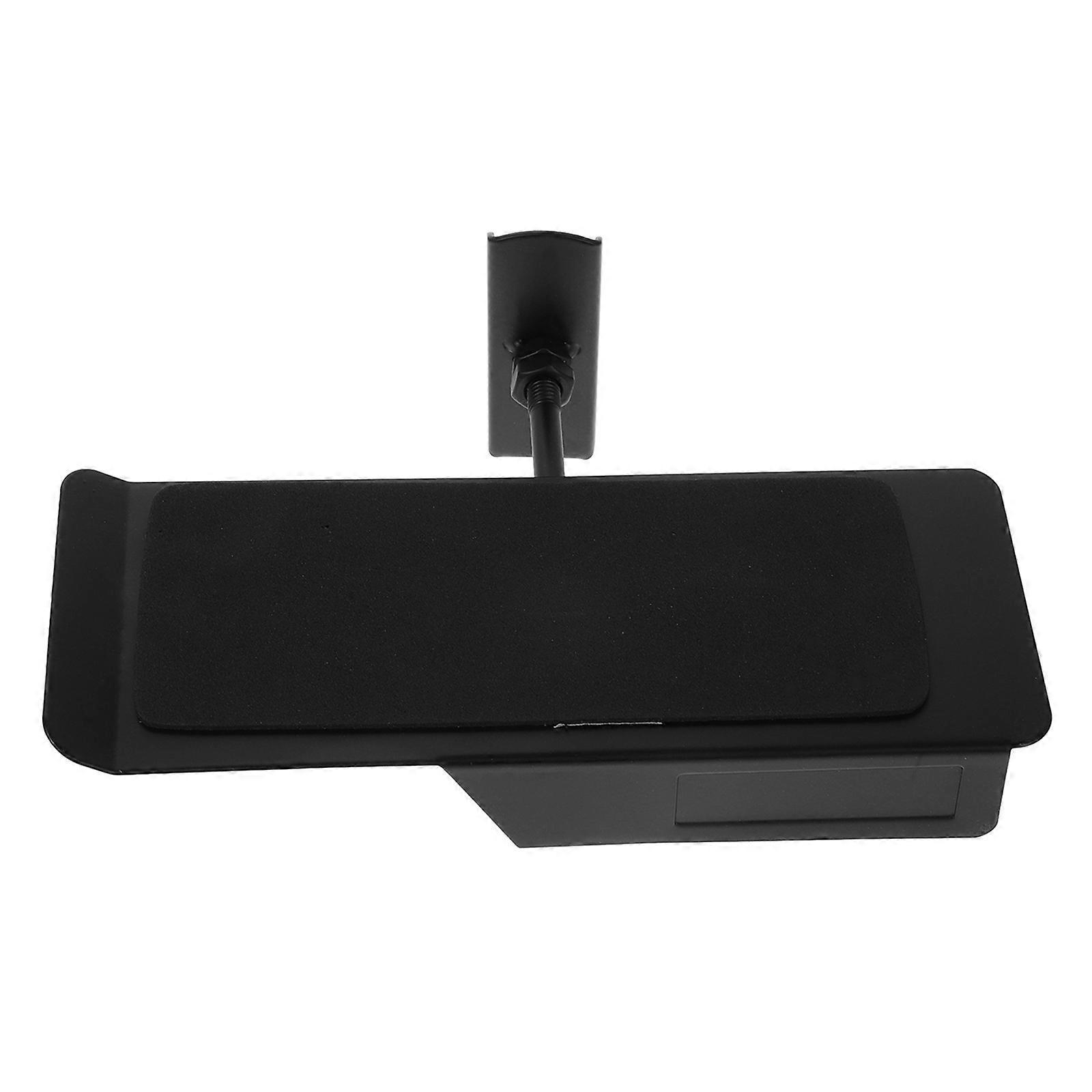 Wall Mounted Floating Shoe Display Rack Adjustable Height Black Shoe Organizer For Home Use With Anti Slip Feature 4Pcs