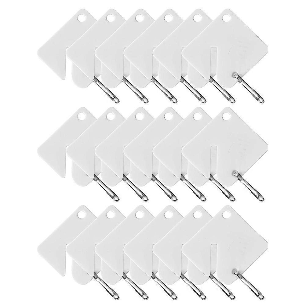 Hotel Key Tag Acrylic Key Chains for Multiple Uses 180Pcs Set