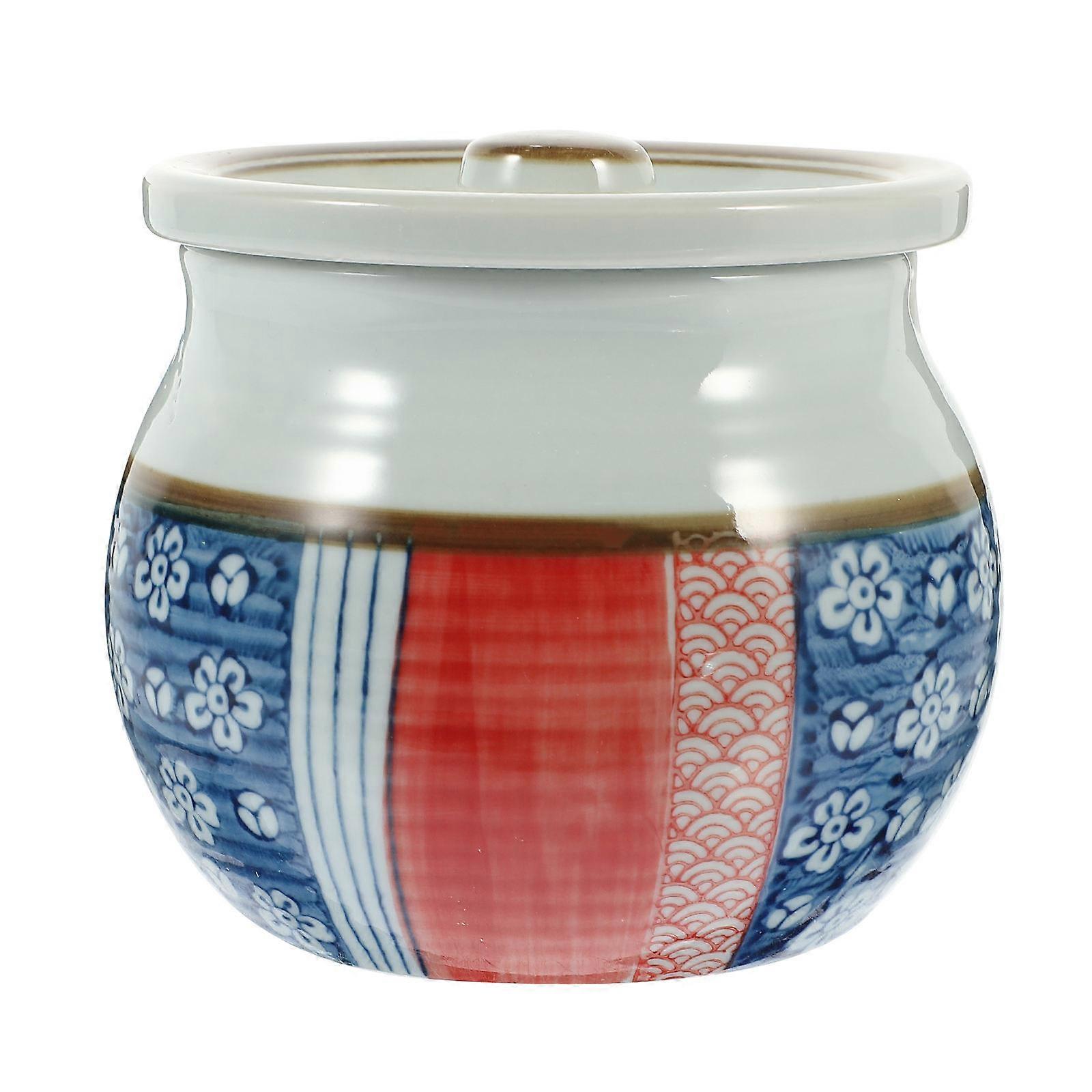 Ceramic Salt Canister Kitchen Accessory for Home Use 3Sets Pack