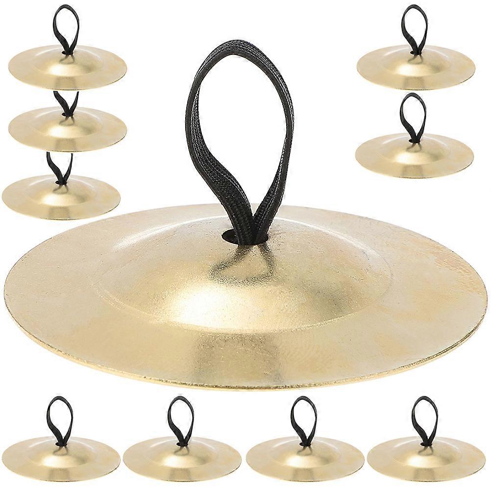 Kids Small Finger Cymbals 10 Pairs Musical Instrument Toys Suitable For Parties Available In 2.16 Inch Size With Sound Production Features