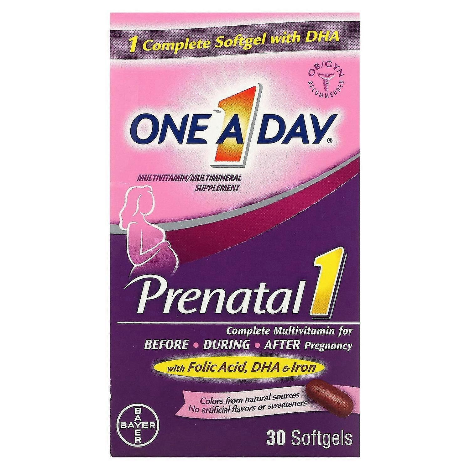 One-A-Day, Prenatal, 30 Softgels