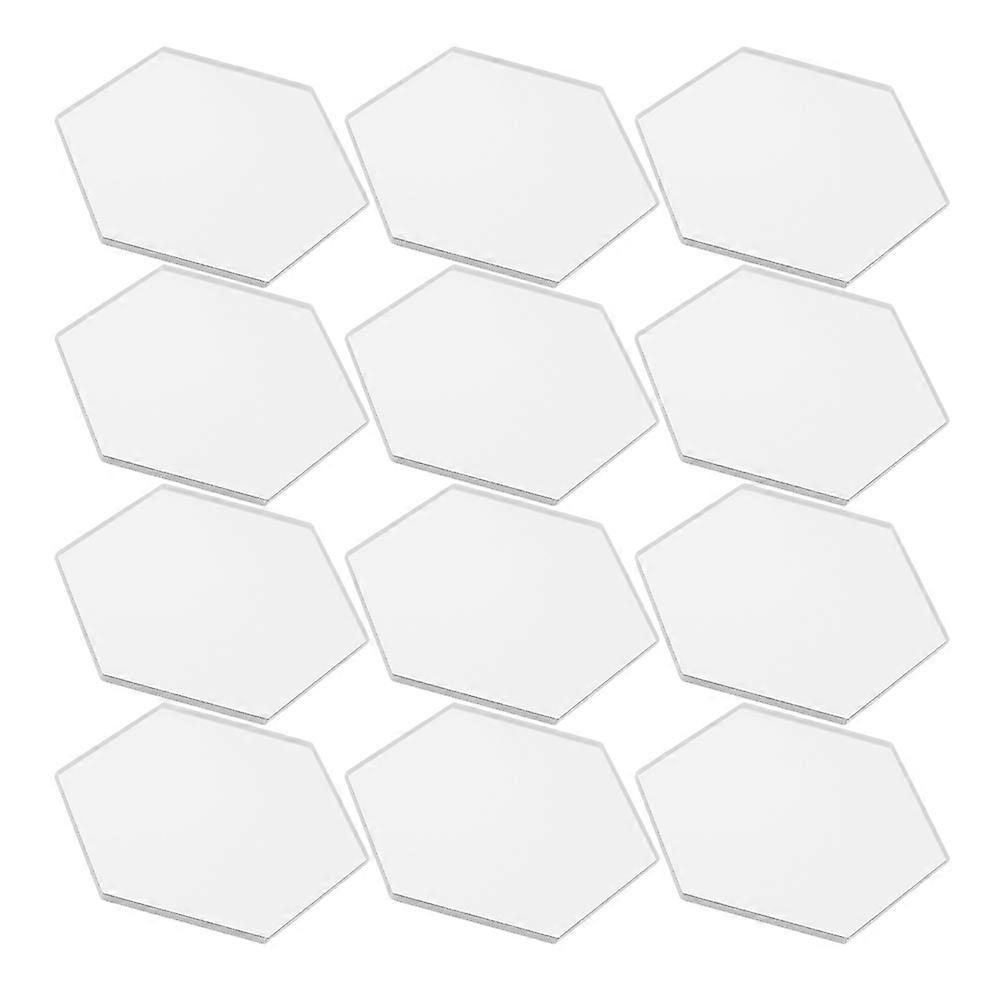 Transparent Acrylic Place Cards for Wedding Table Setting 20Pcs Hexagonal Cards