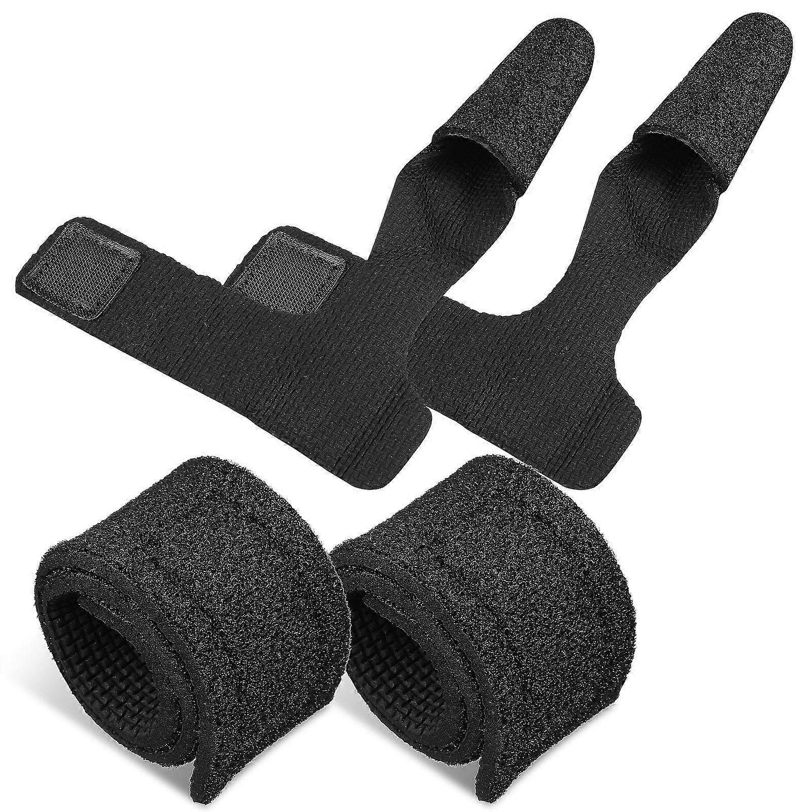 Fishing Rod Sleeve Fastener Strap Set for Baitcasting Rod 4Pcs