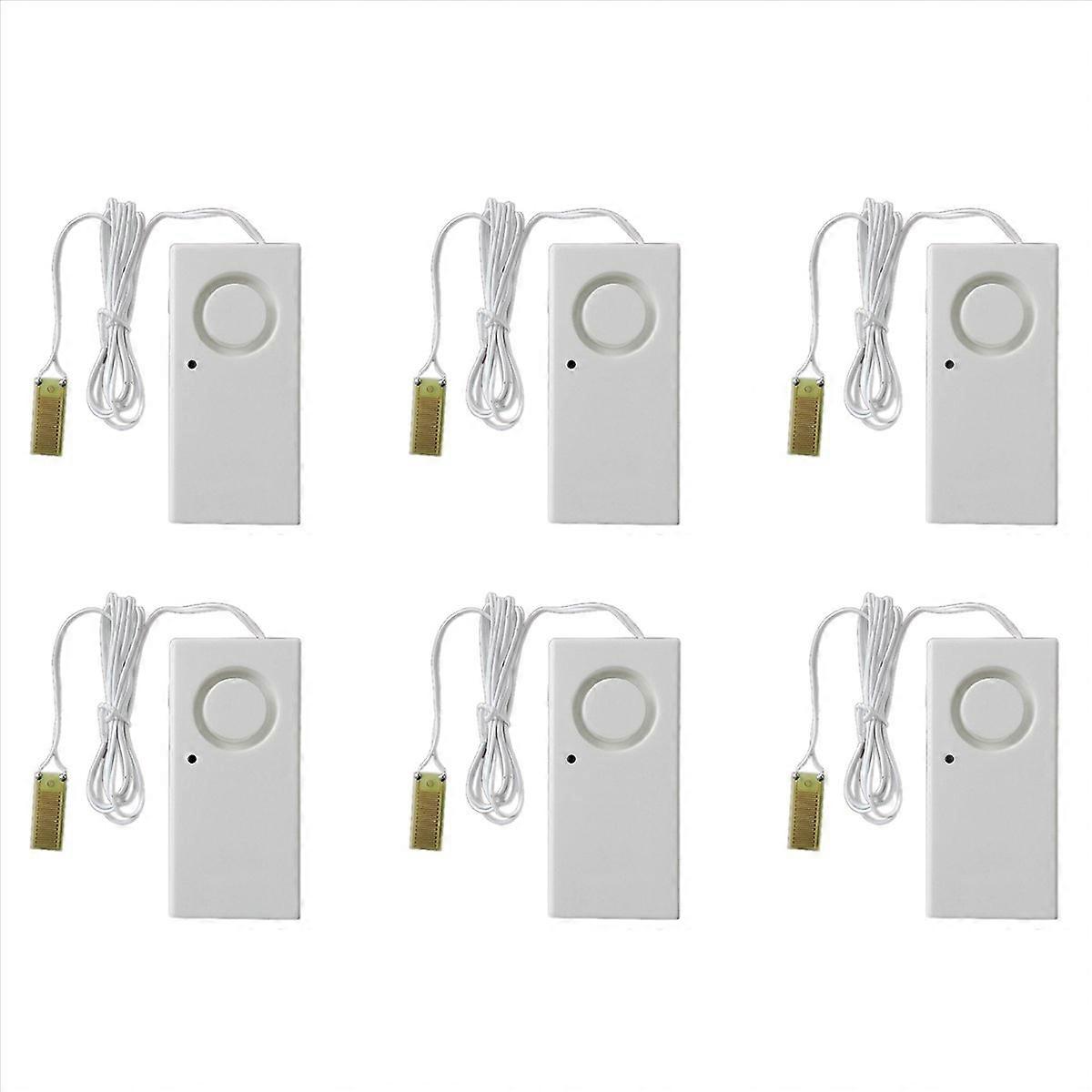 6X Home Alarm Water Leakage Spot Alarm Detector Water Leak Sensor Detection Flood Alert Overflow