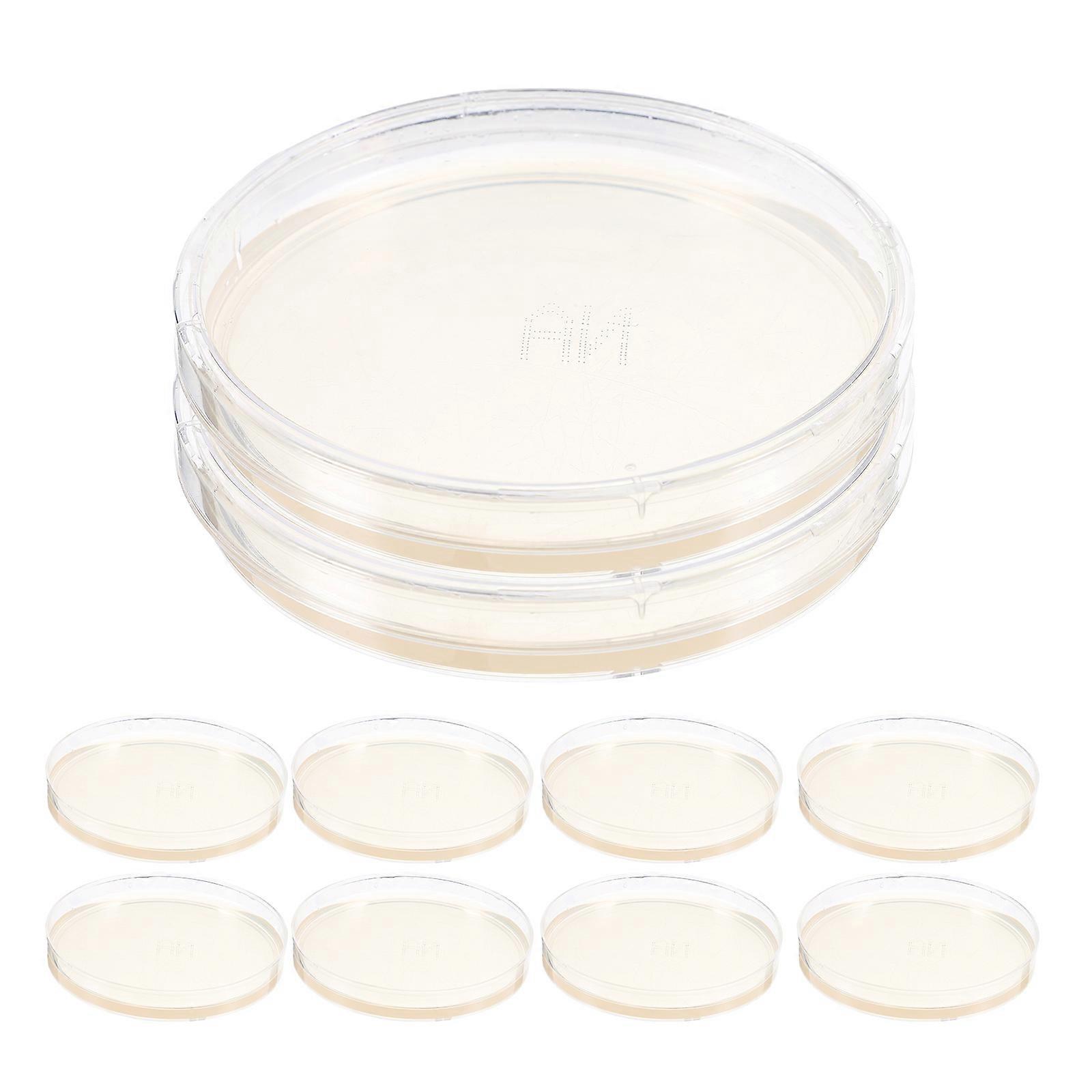Prepoured Agar Petri Dishes for Laboratory Science Projects 30Pcs