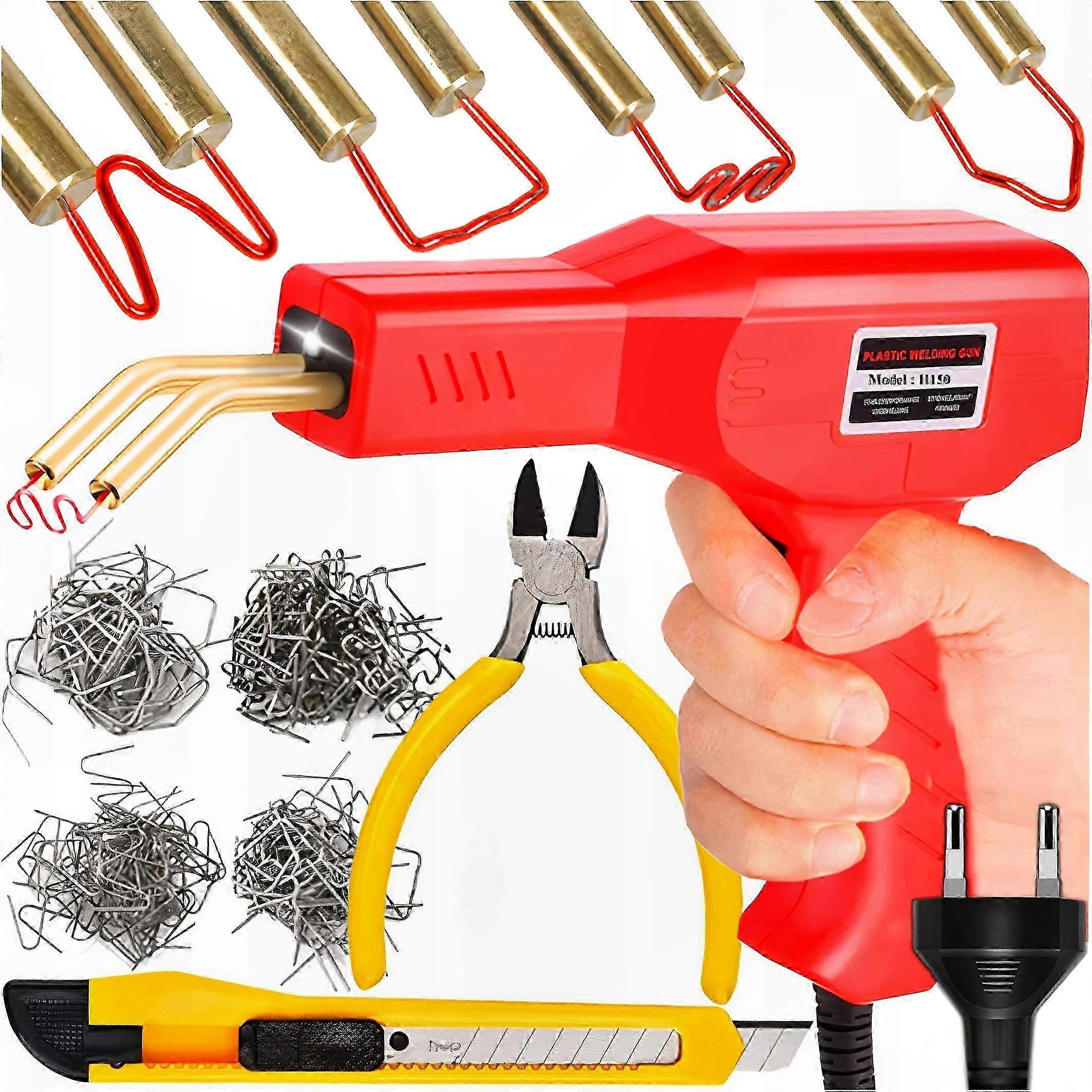 Plastic Welding Stapler Tool for Bonding and Repair Work