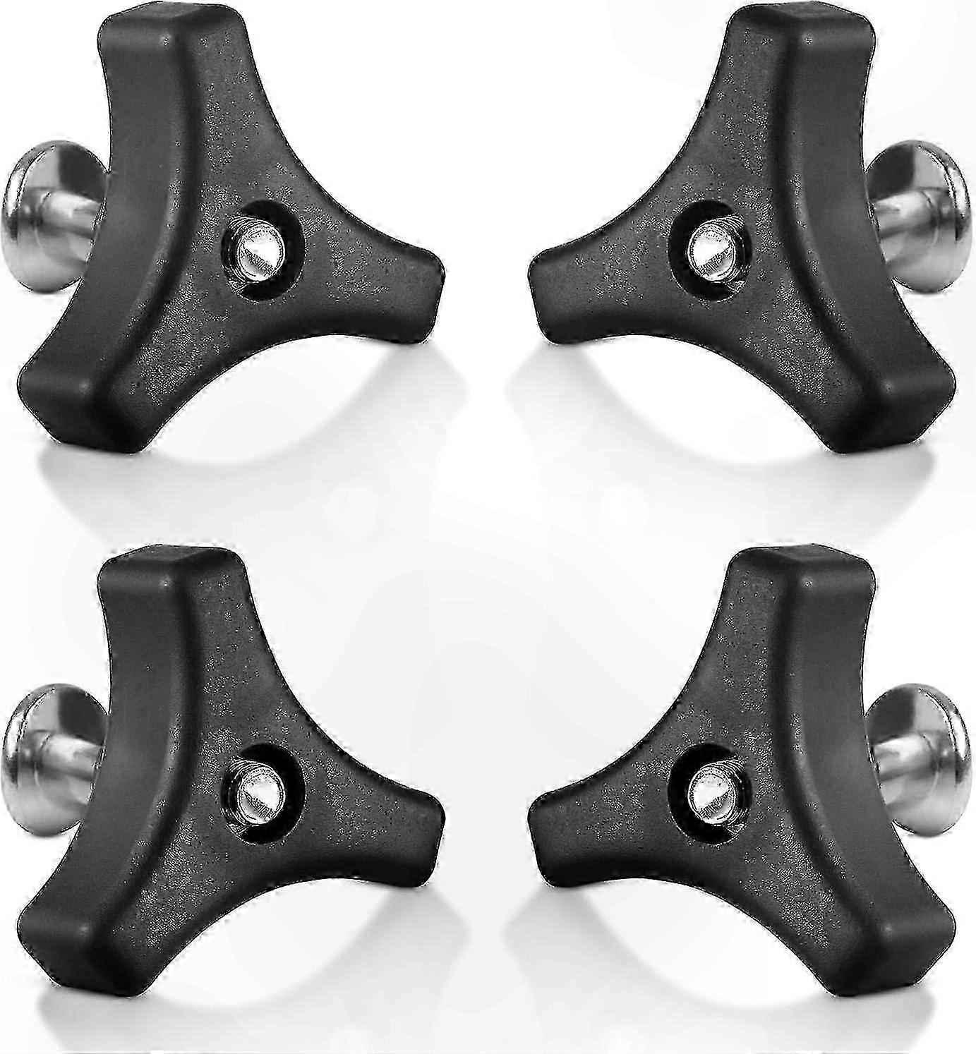 4-Pack Adjustable Lawn Mower Handle Bolts with Wing Nuts for Quick Replacement Hardware