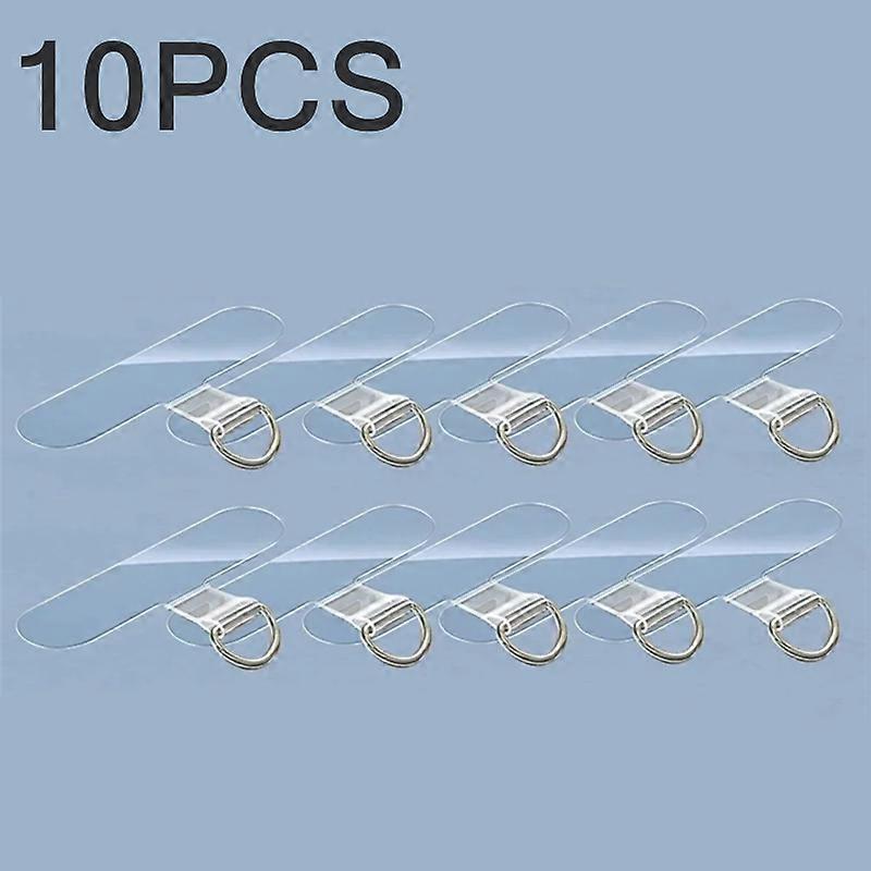 1-10Pcs Universal Tpu Mobile Phone Anti-lost Lanyard Card Gasket Clear Detachable Phone Hanging Cord Strap Patch Tether Pad 2025