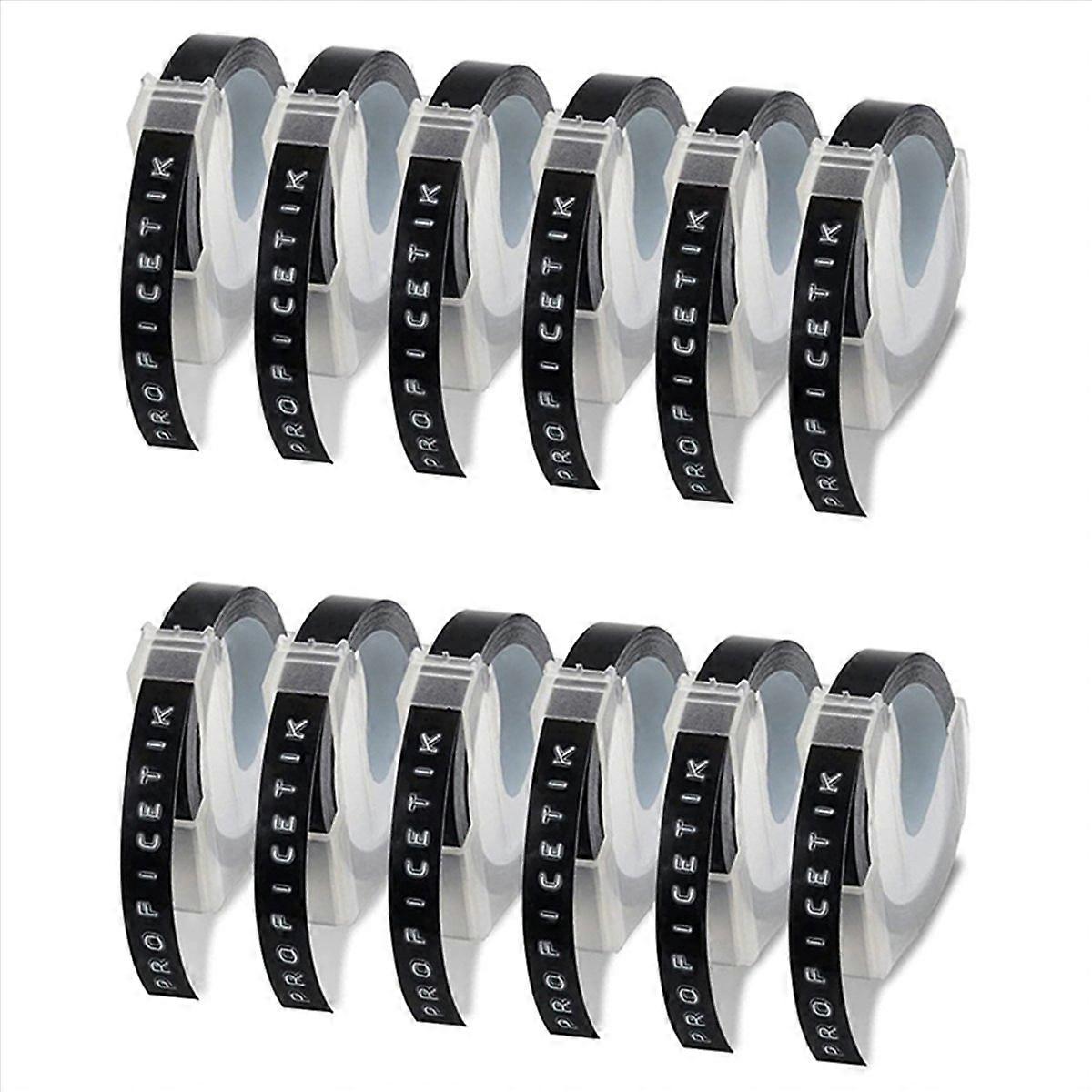 6 Pcs Label Tape Compatible with Embossing Label Tape