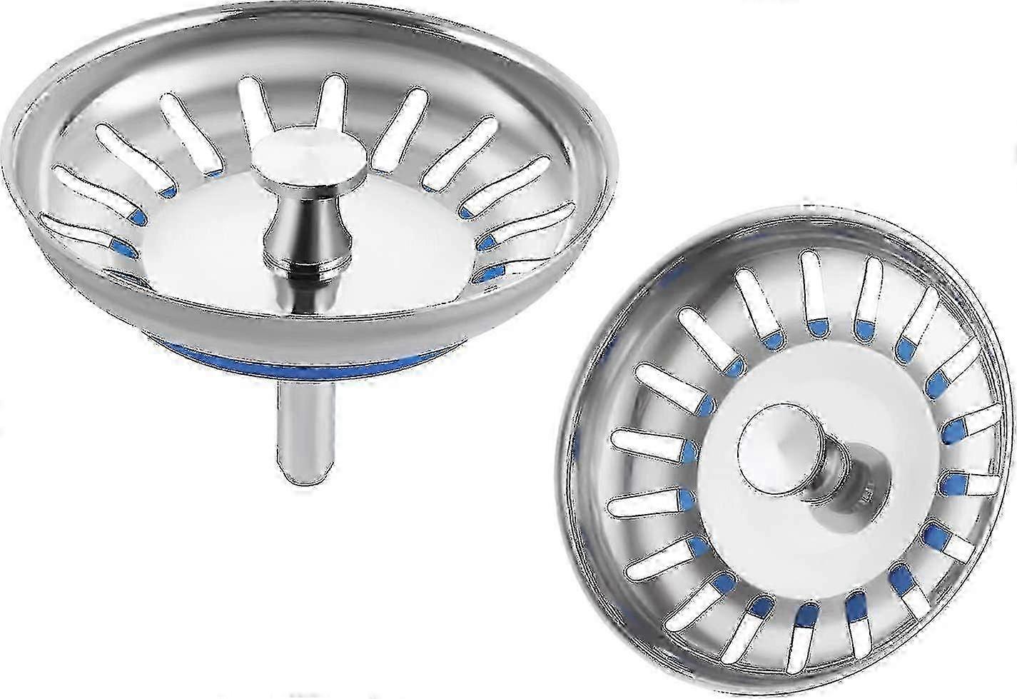 304 Edelstahl-Spülsieb mit 2 Sieben