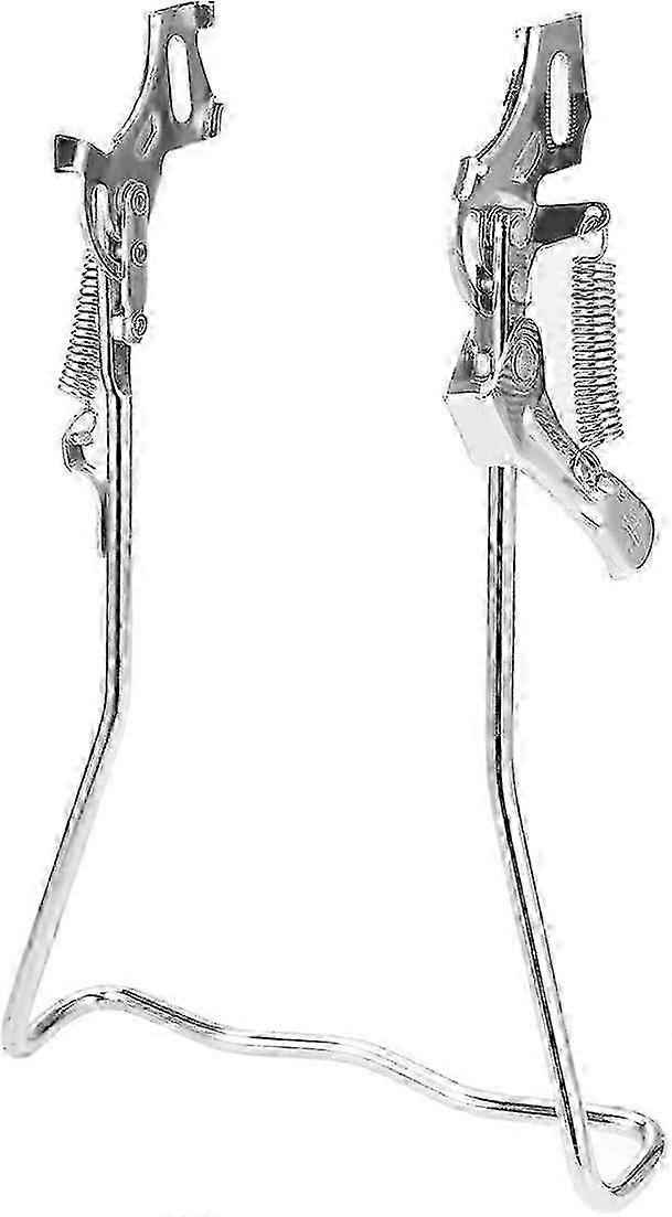 Sykkelstativ Dobbelt Ben Hjulnav Utstillingsstativ Gulvoppbevaringsstativ