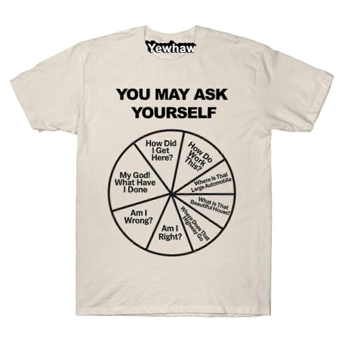 Tričko s nápisom „Môžete sa sami opýtať“