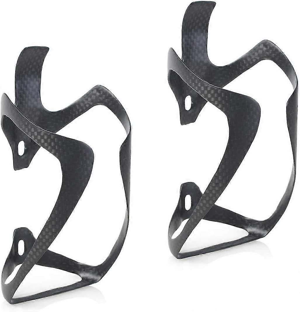 Ultraleichte Vollkohlefaser Fahrrad Flaschenhalter Halterungen für Rennräder, 2er Pack