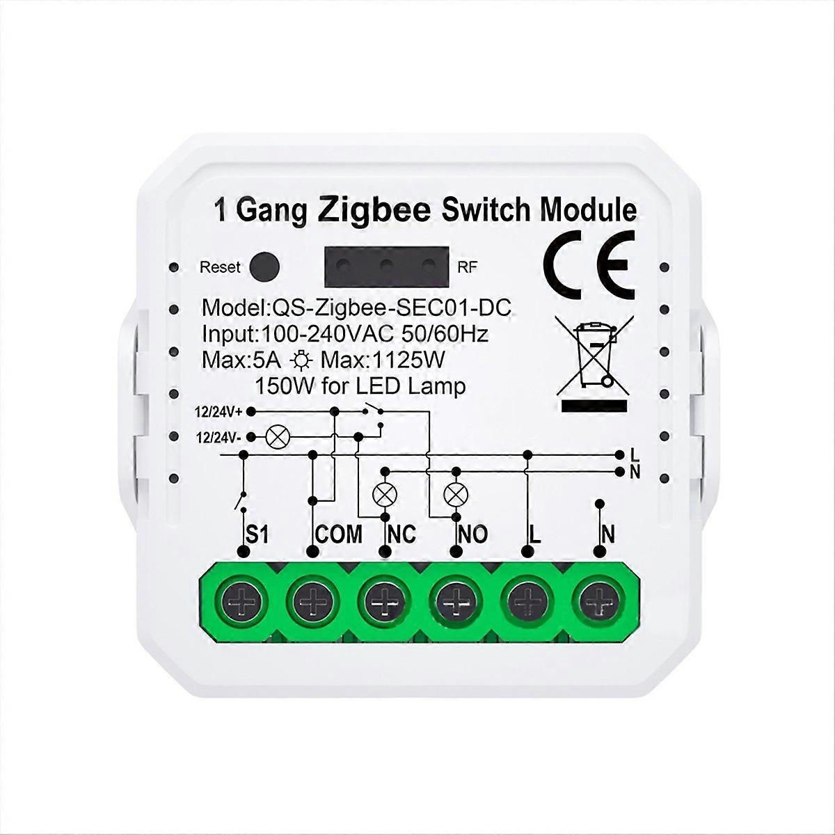 Tuya ZigBee Smart Switch Module with Remote Control Smart Home