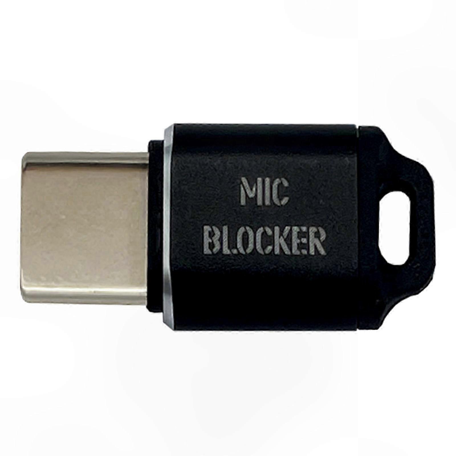 USB C Microphone Lock with Sound Security for Travel, Work, School, and Vacations in White