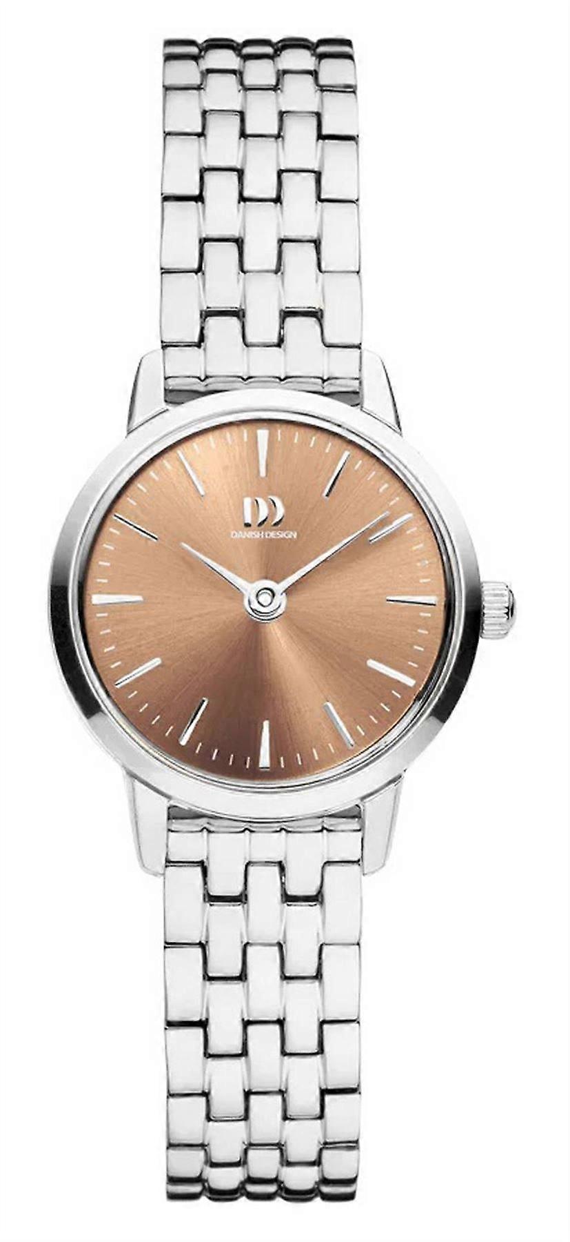 Danish Design Akilia Mini Link Watch - Silver/Hazel Brown