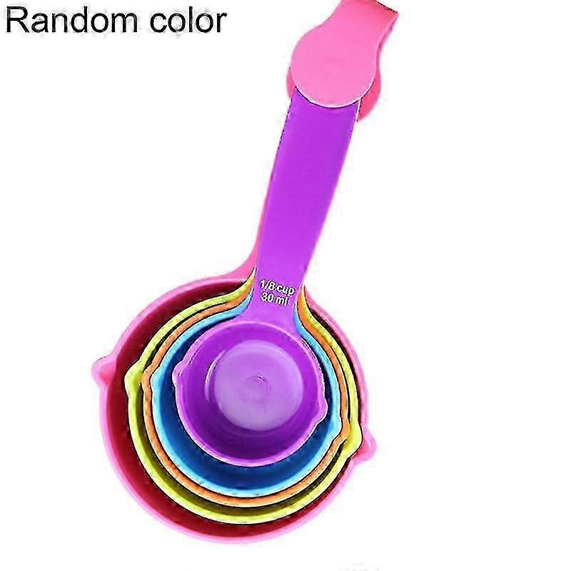 5Pcs/Set Measuring Spoon Reusable Easy Clean Ergonomic Handgrip Comfortable Grip Measuring Nesting T