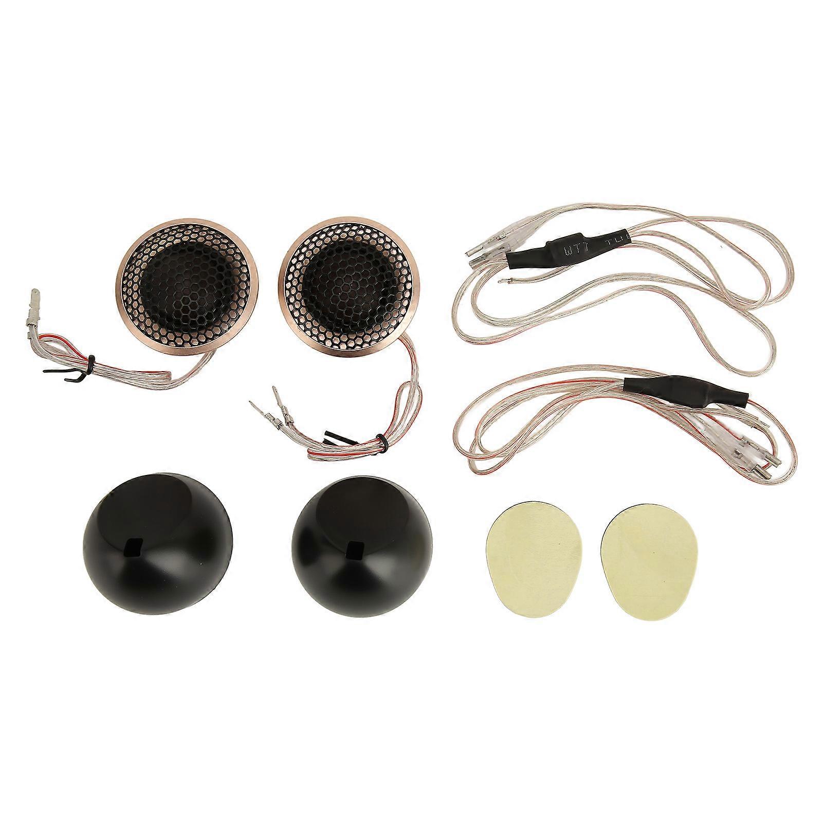 2pcs rose gold tweeters for vehicle speaker replacement