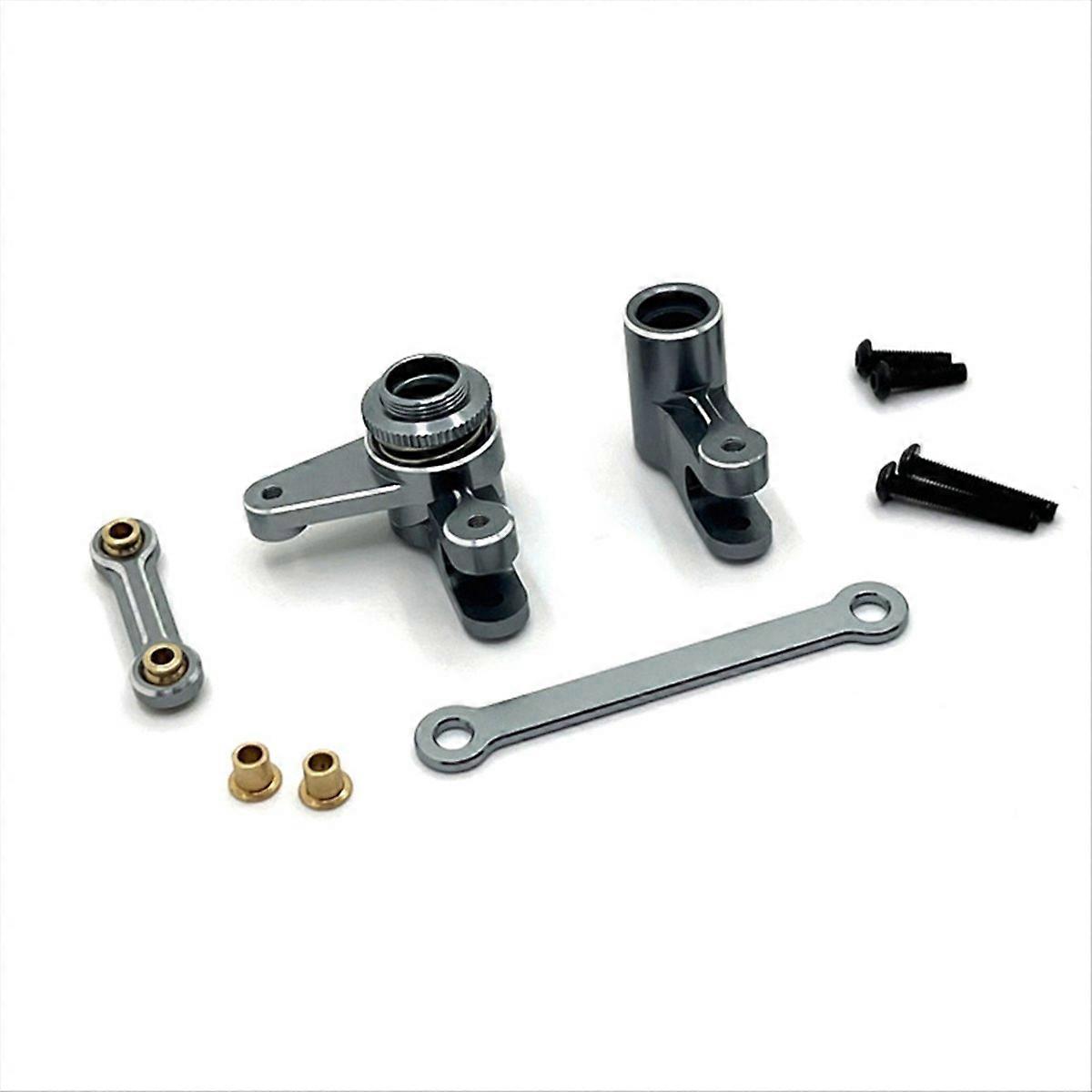 RC Car Upgrade Steering Component Servo Rod Set for MJX 1/10 Gray