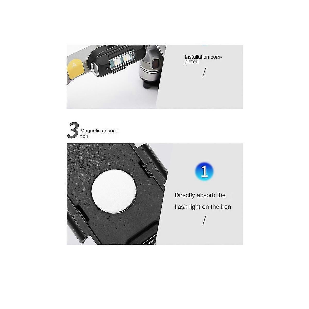 4 Pcs Universal Led Anti-collision Mini Warning Light Drone With Strobe Light 7 Colors Turn Signal