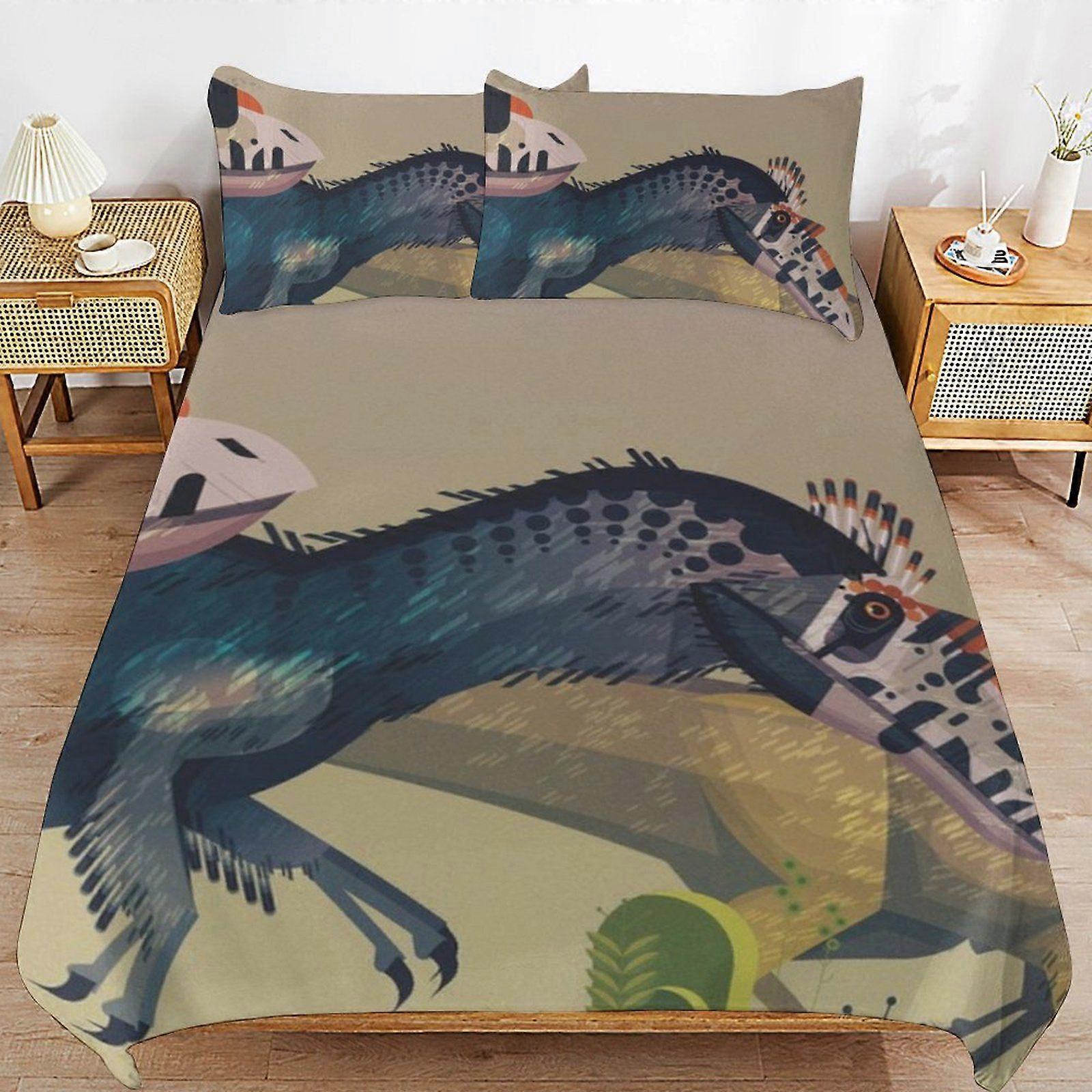 d280 Dinosaur Train Daily Use Comfort Enhanced Weave Gentle Texture Bedding Essentials Duvet Cover Sets Solution b280