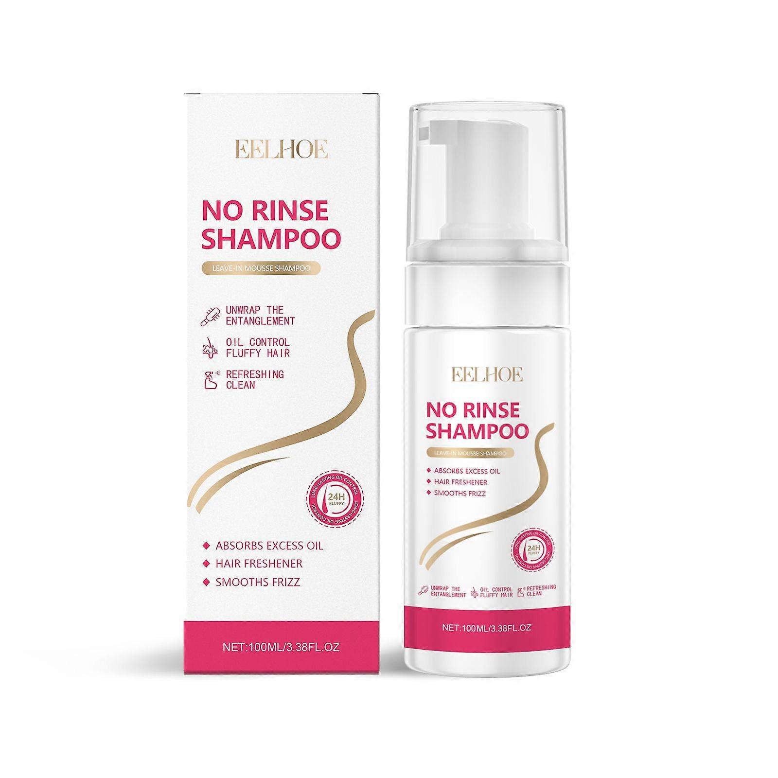 No-Water Shampoo Mousse, Effective For Voluminous, Airy Bangs, Oil Control, And A Flat, High Crown  Perfect For Lazy People!