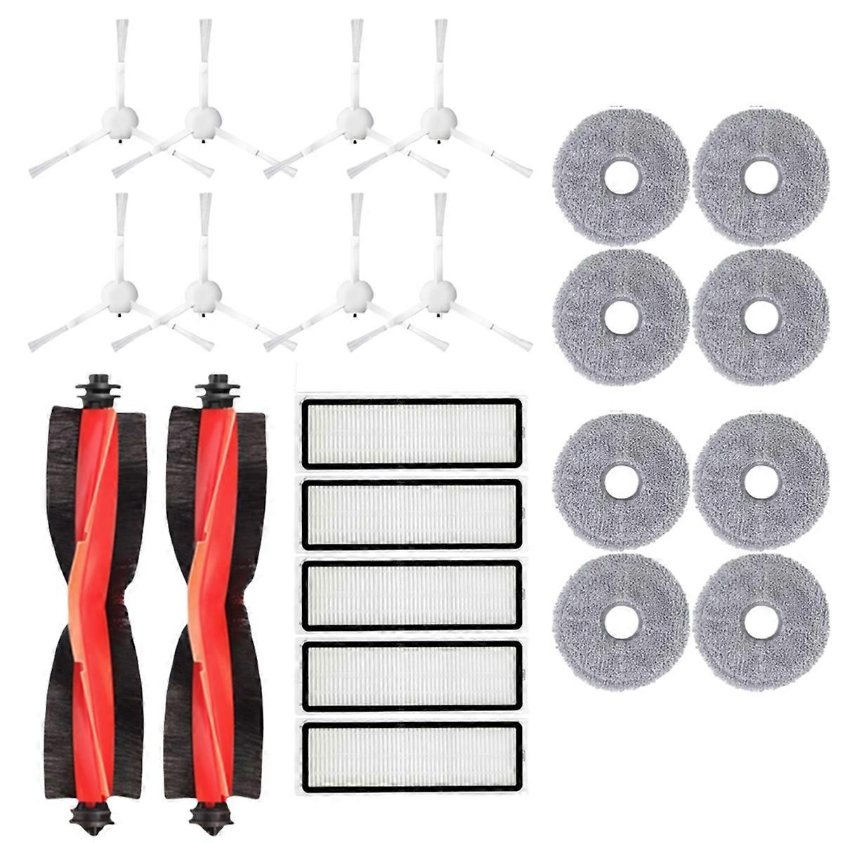 For Robot Vacuum S10+ Plus / S10 Plus / B105 Parts Accessories Main Side Brush Hepa Filter Mop Cloth Replacement