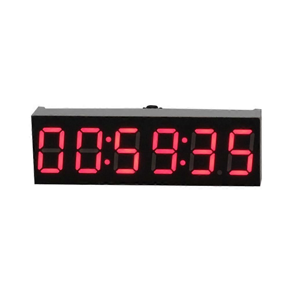 0.36 Inch 6-Bit Clock LED Digital Electronic Clock W Second Display Module Power Off Memory Brightness Adjustment -C